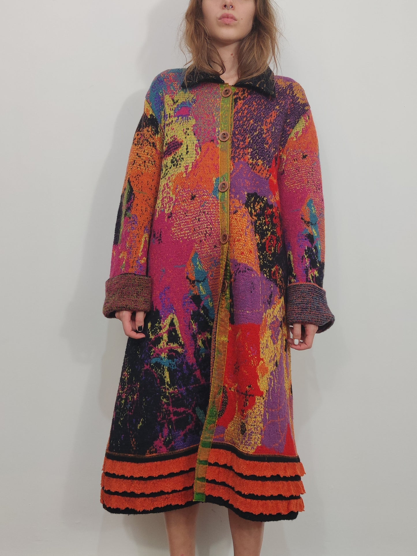 Archive - Della Vintage Abstract Coat