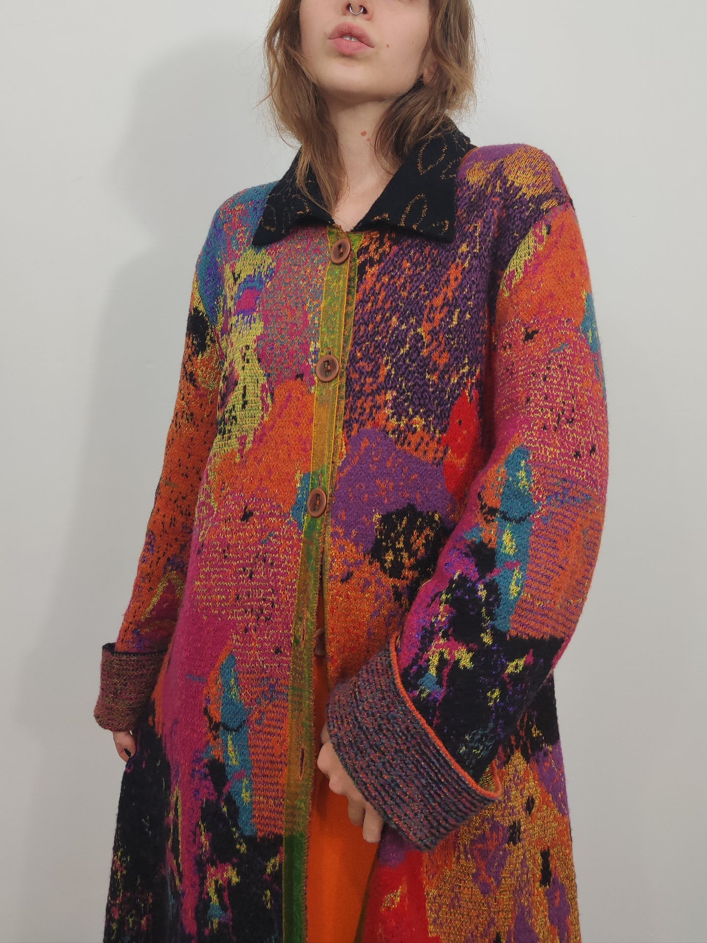 Archive - Della Vintage Abstract Coat