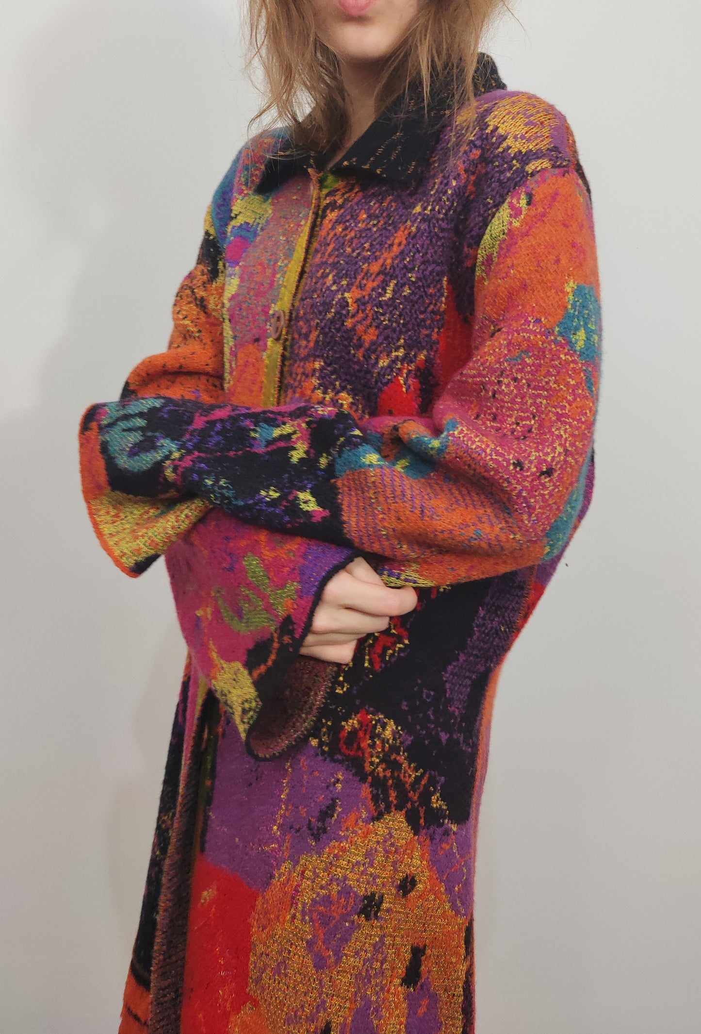 Archive - Della Vintage Abstract Coat