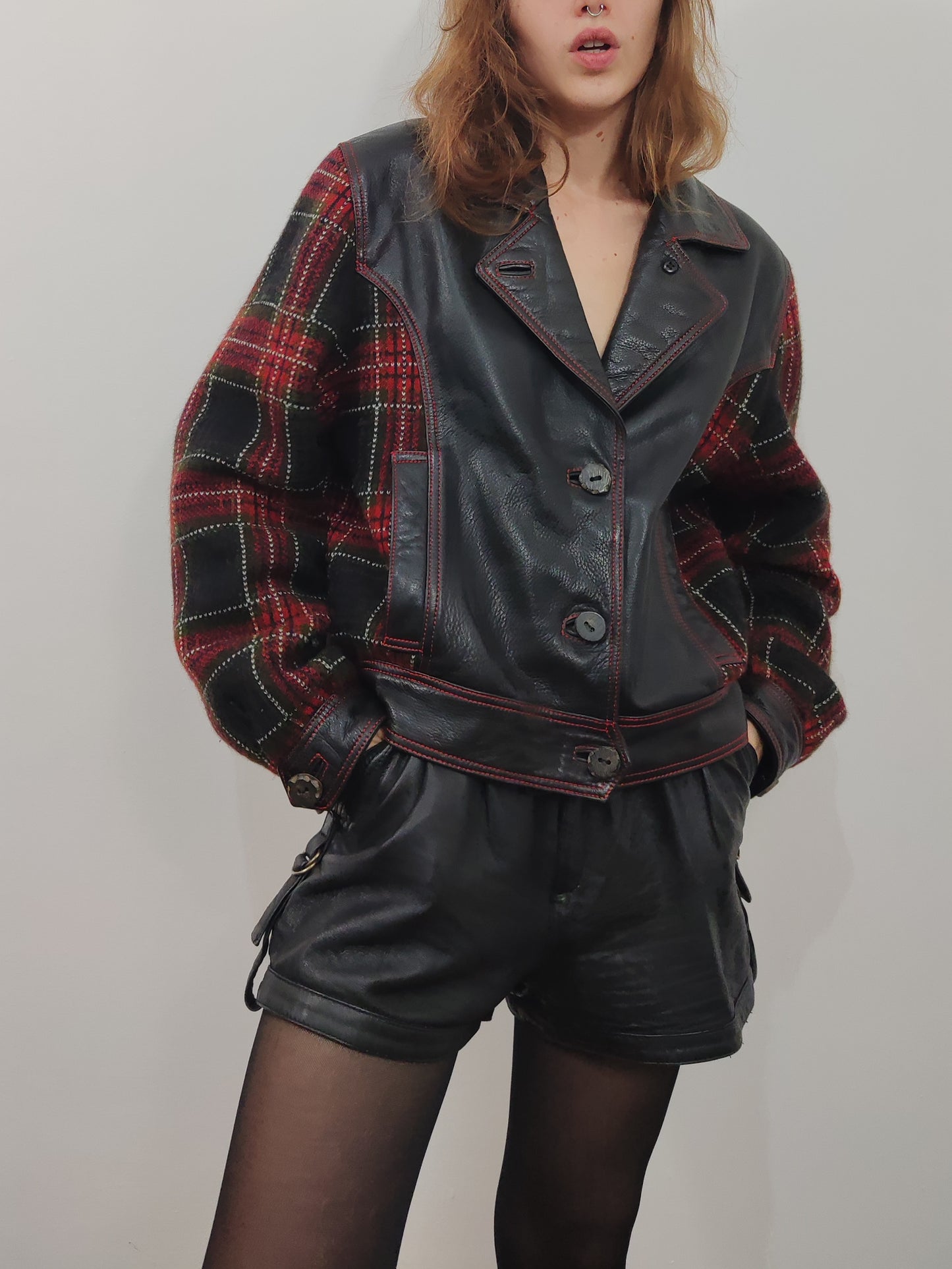 Leather&Wool Vintage Jacket