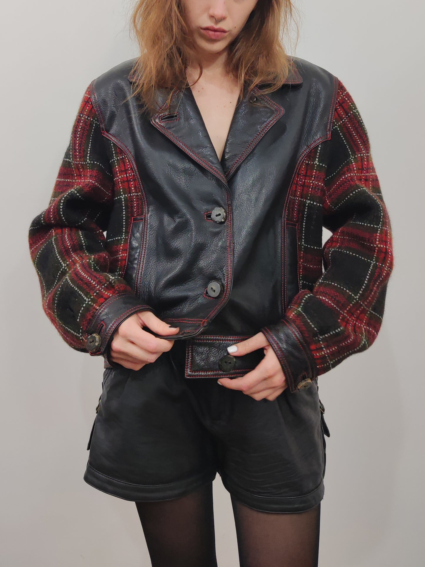 Leather&Wool Vintage Jacket