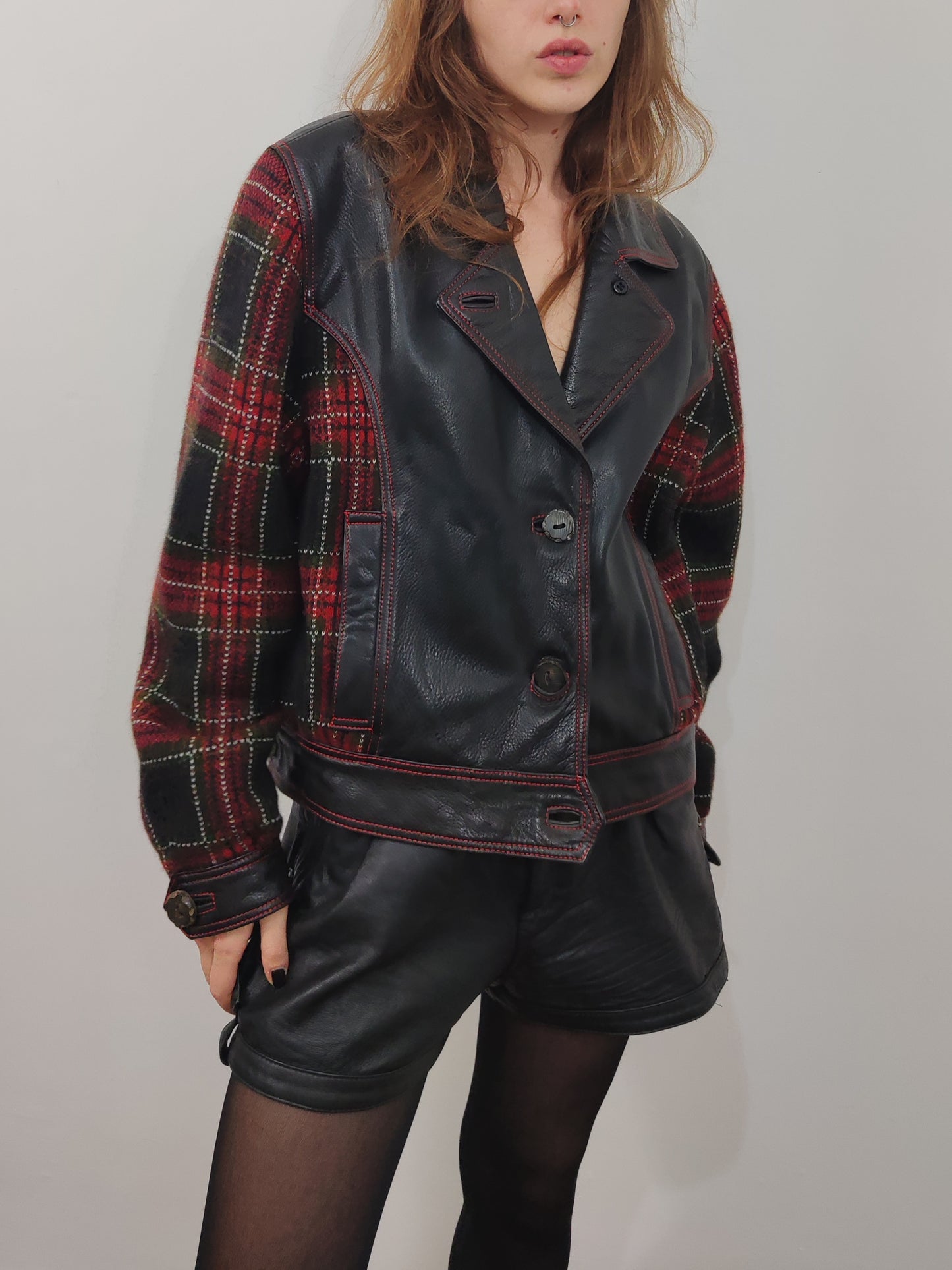 Leather&Wool Vintage Jacket