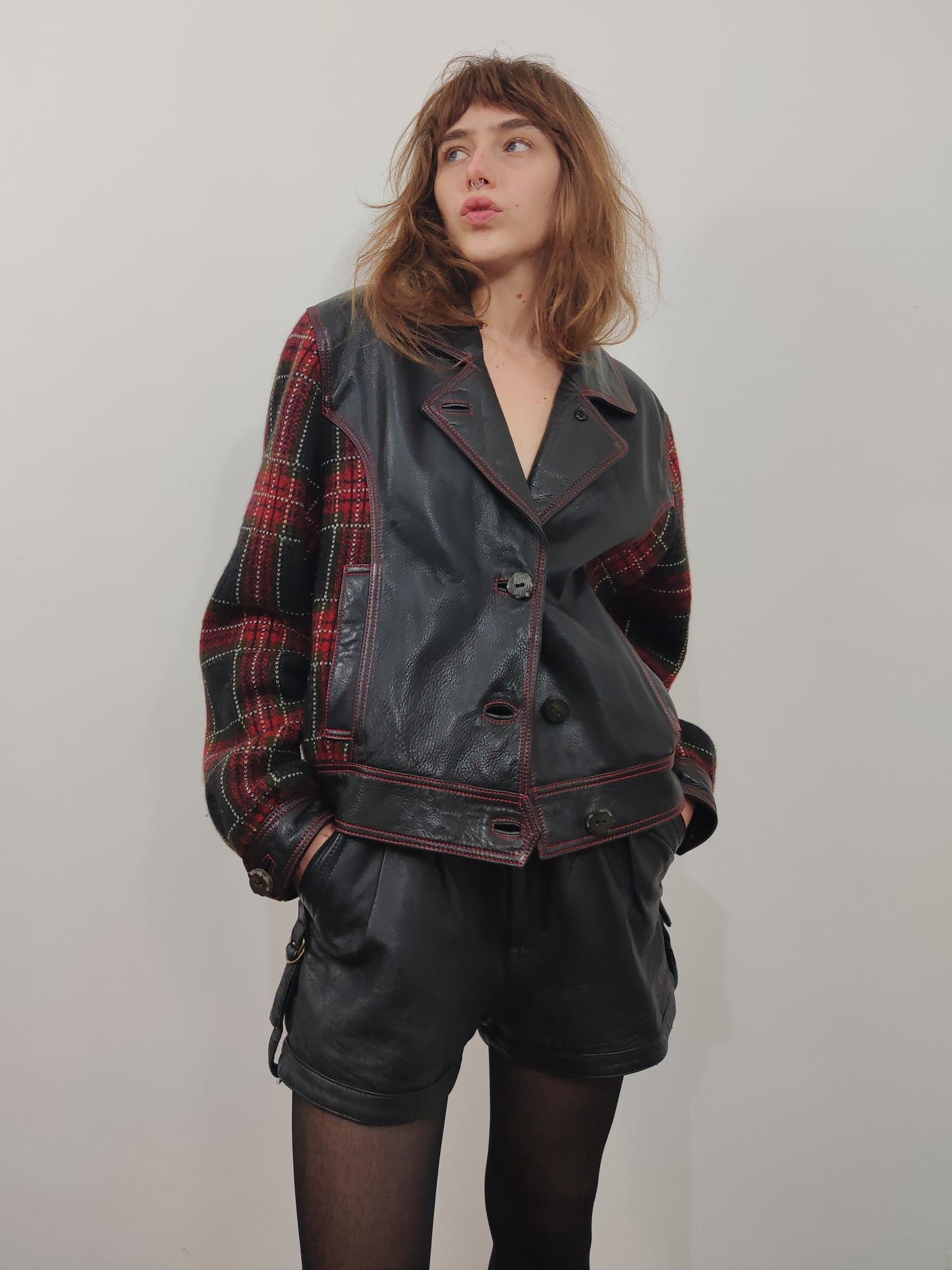 Leather&Wool Vintage Jacket
