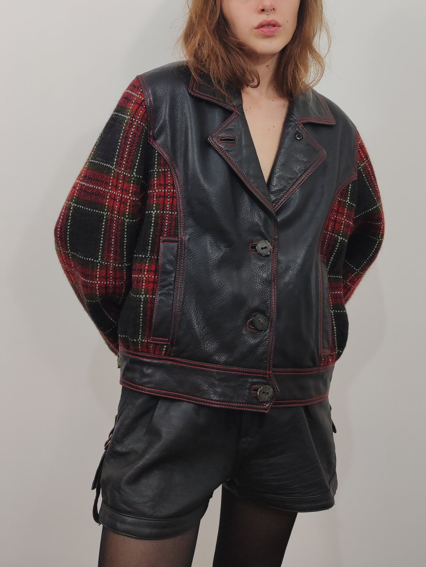 Leather&Wool Vintage Jacket