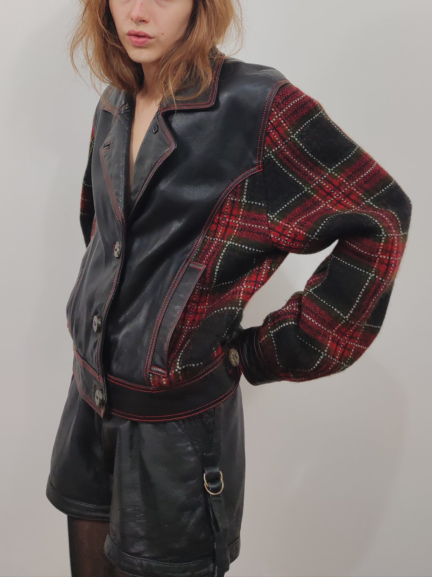 Leather&Wool Vintage Jacket