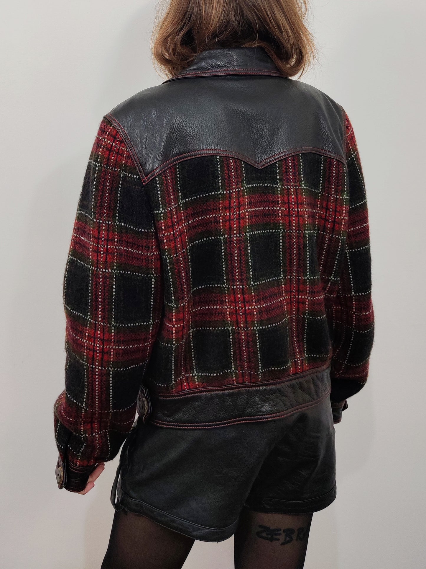 Leather&Wool Vintage Jacket