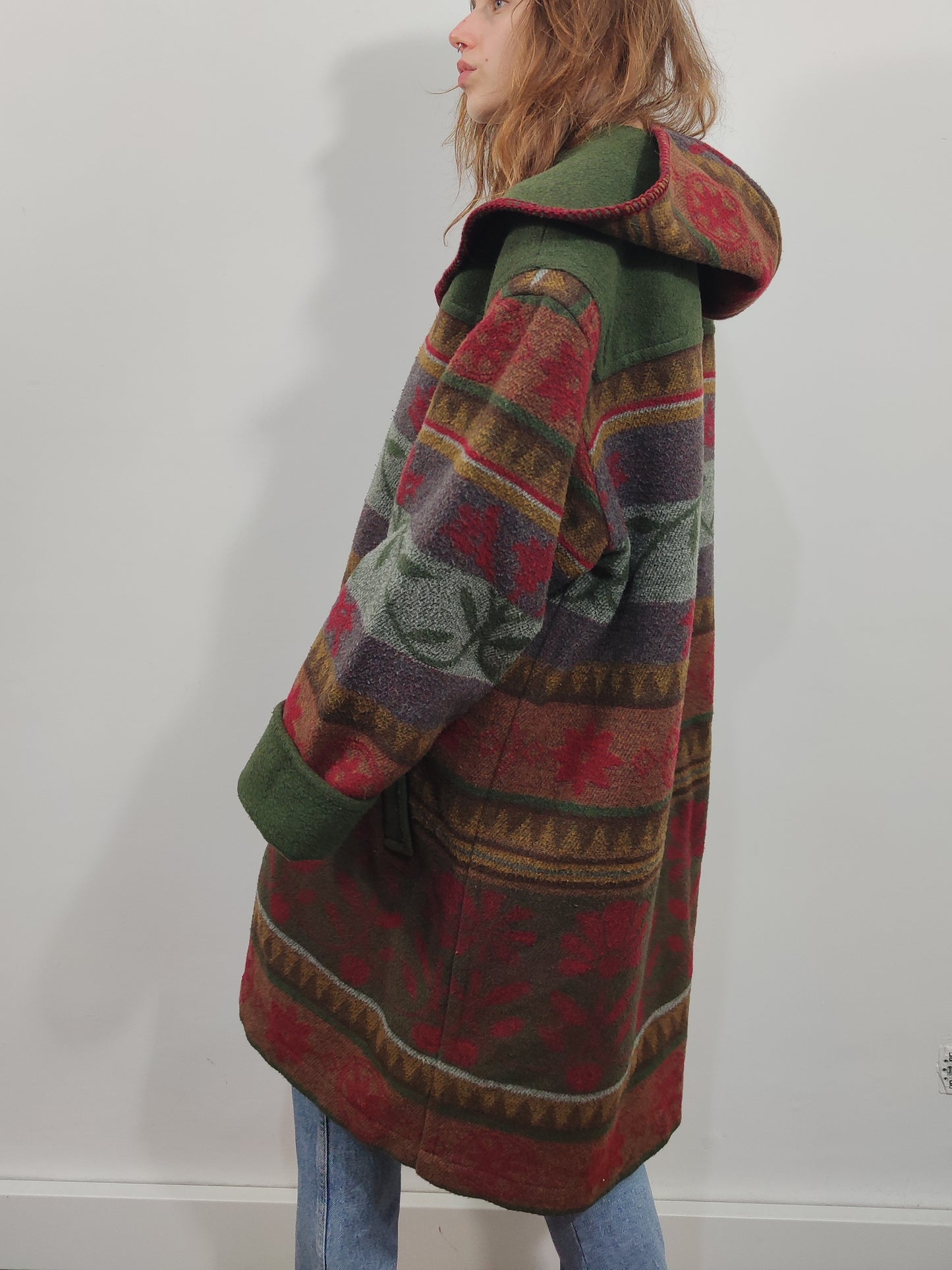 Vintage Wool Blend Cape