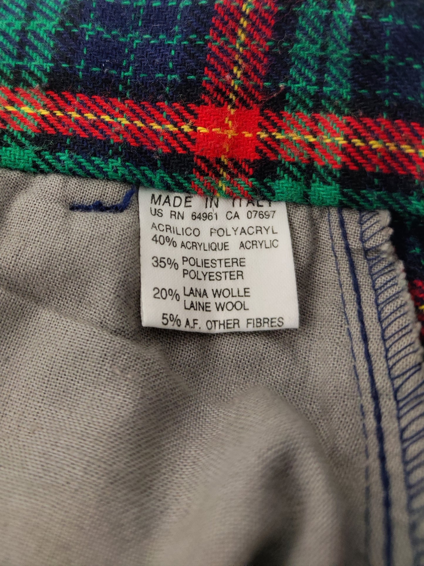 Vintage Tartan Trousers