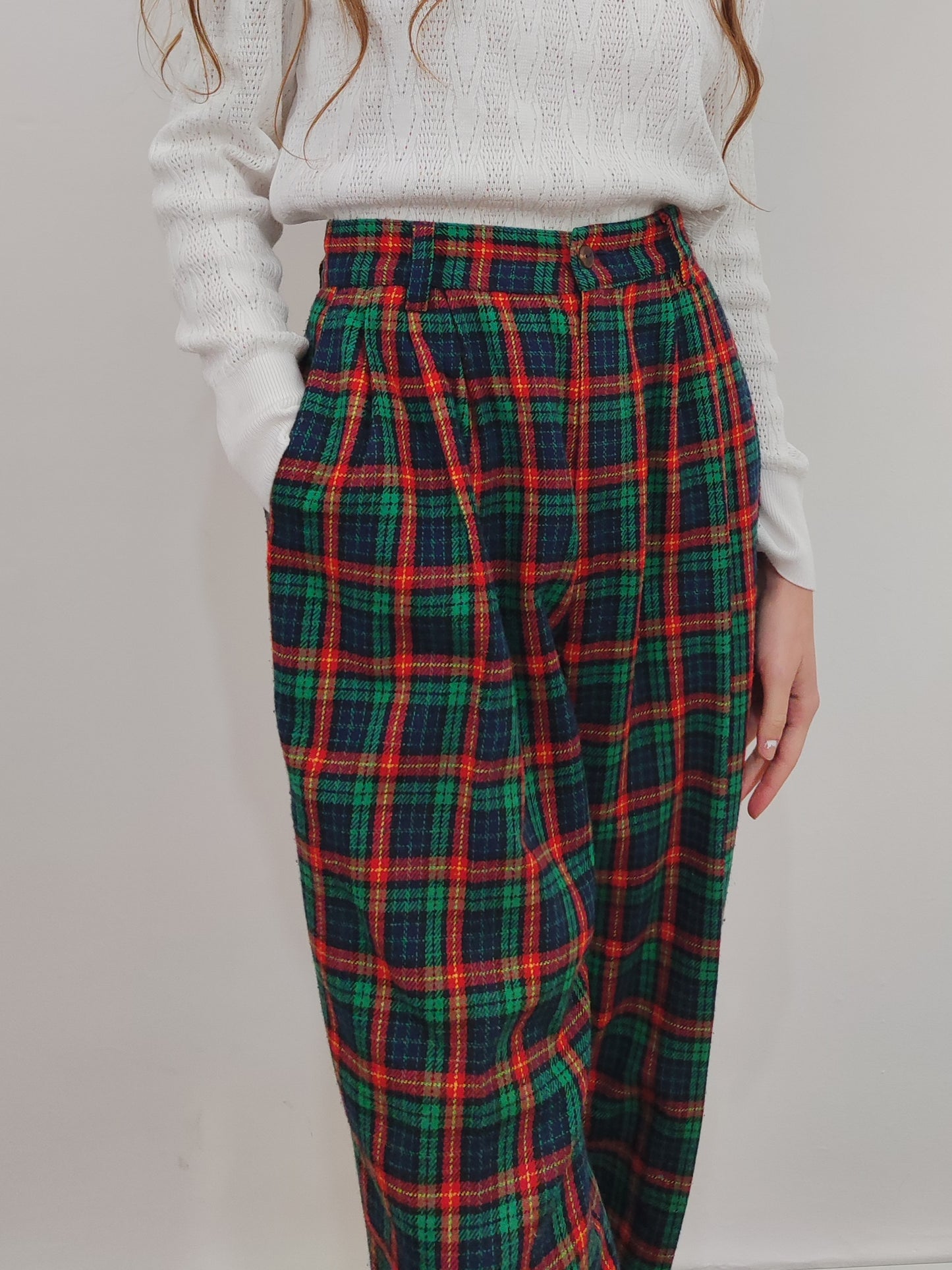 Vintage Tartan Trousers