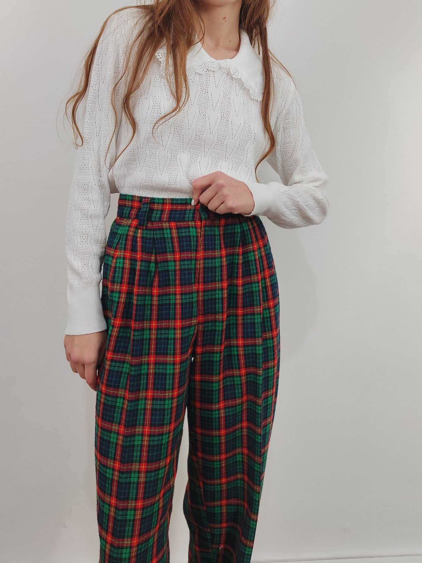 Vintage Tartan Trousers