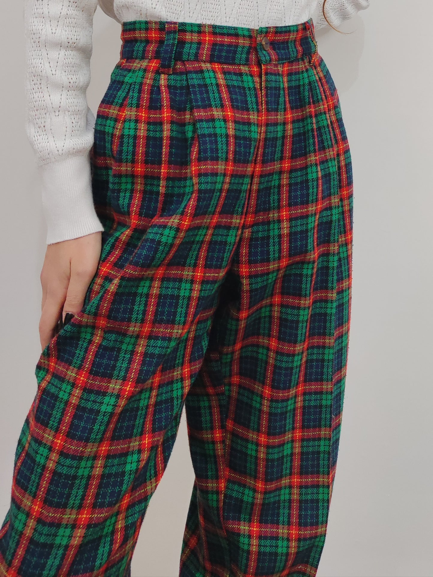 Vintage Tartan Trousers