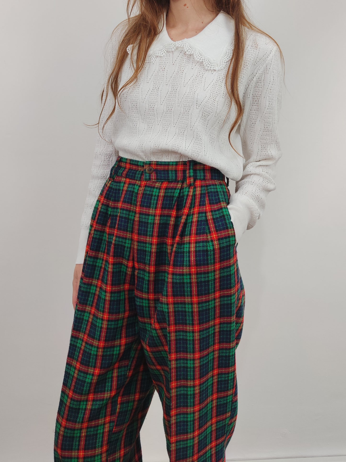 Vintage Tartan Trousers