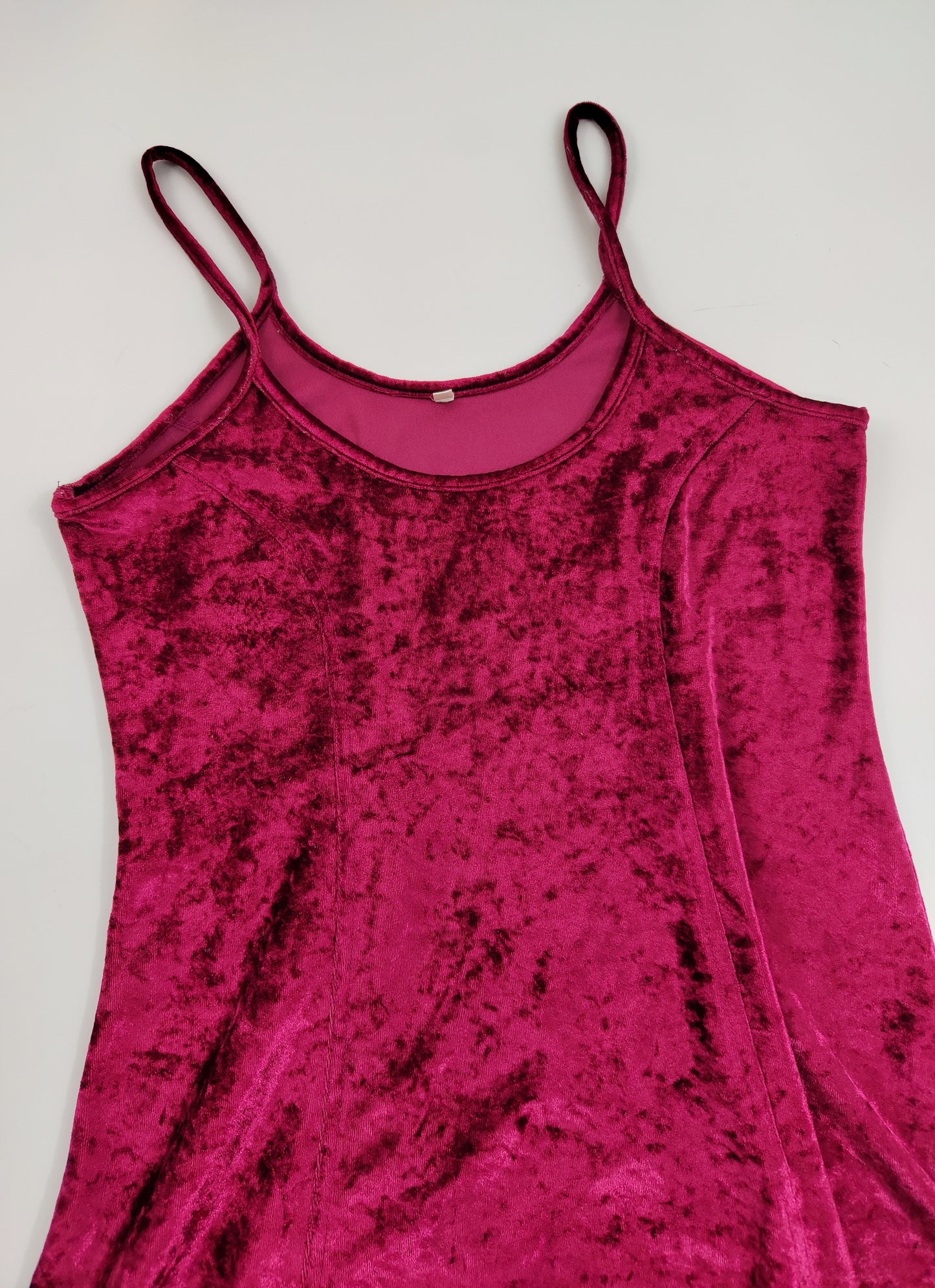 Vintage Velour Slip Dress