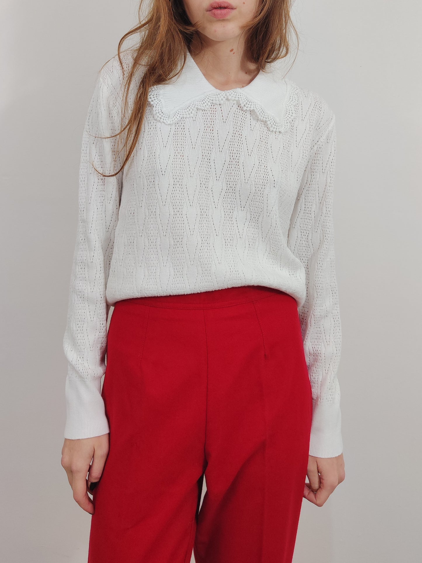 White Pullover