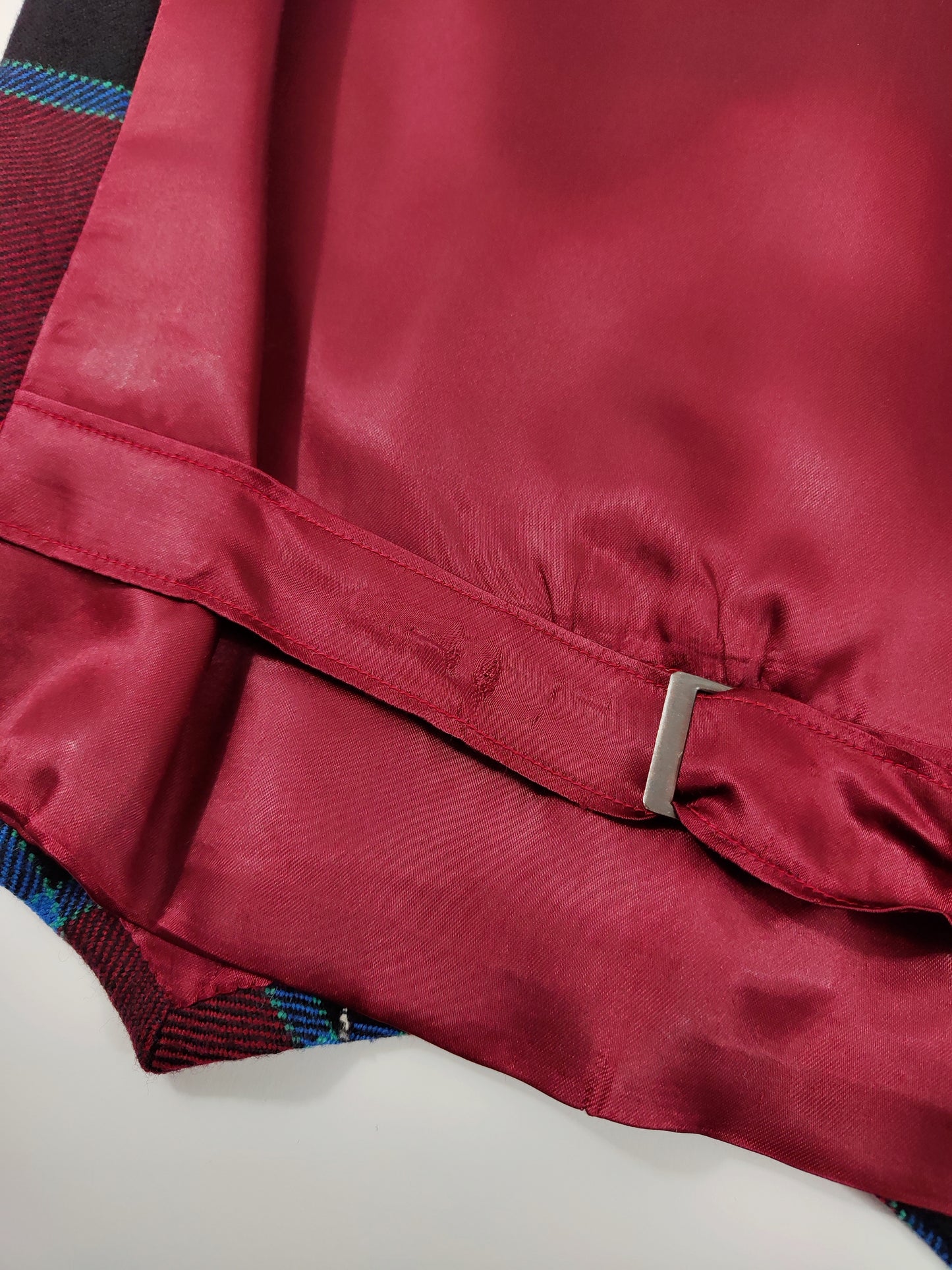 '80s Tailored Checkered Vest - Def.