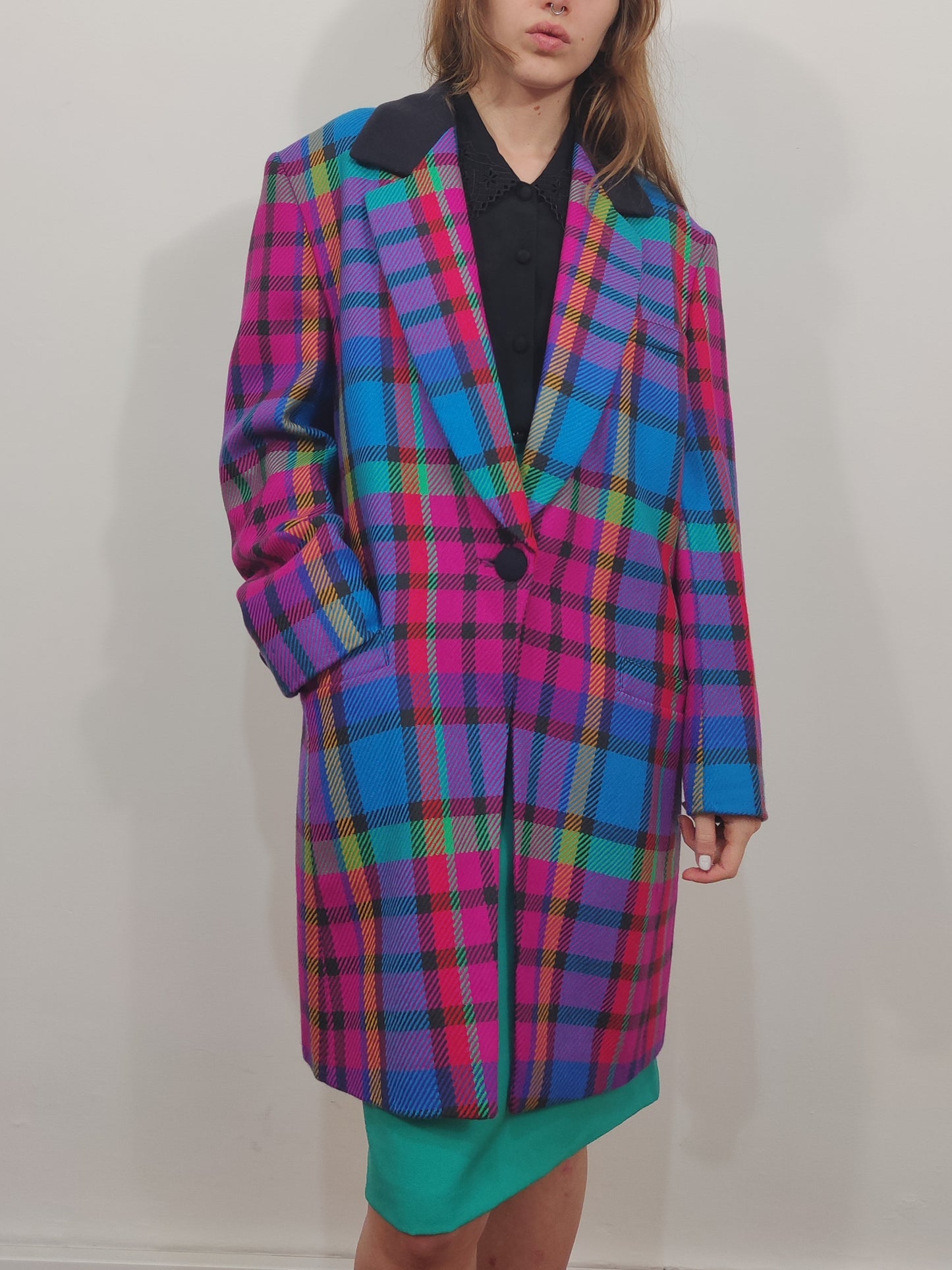 Archive - Laurel Escada Vintage Checkered Blazer