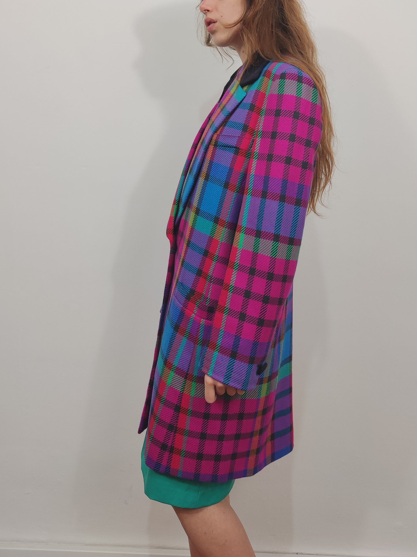 Archive - Laurel Escada Vintage Checkered Blazer