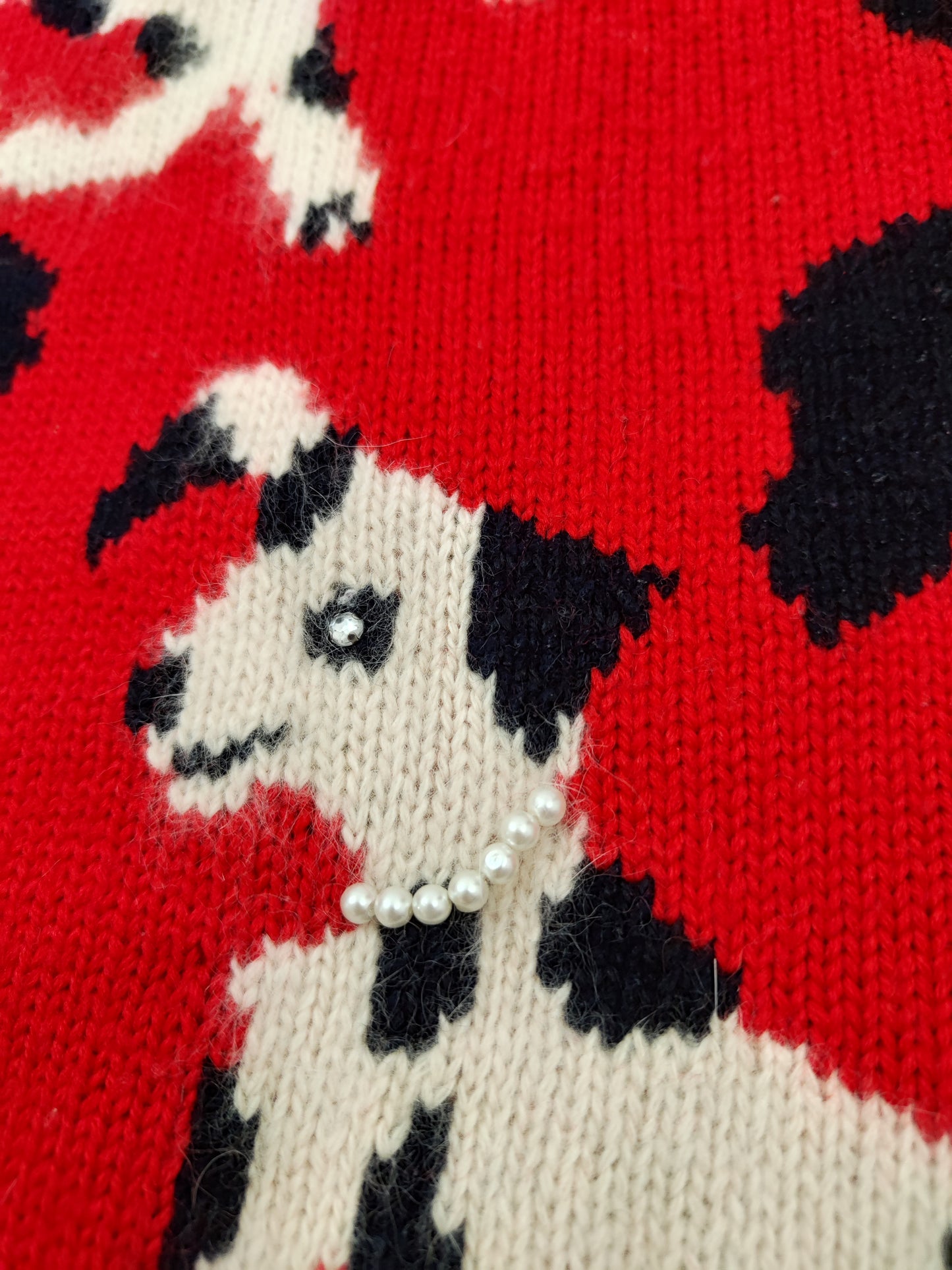 Derhy '80s Dalmatian Pullover