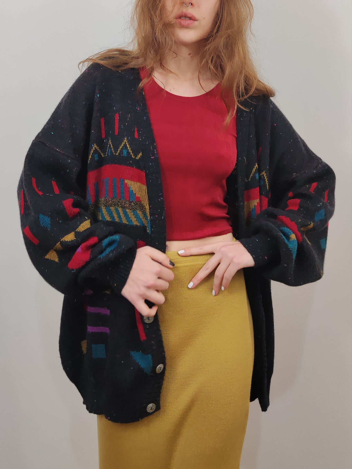 '80s Funky Cardigan
