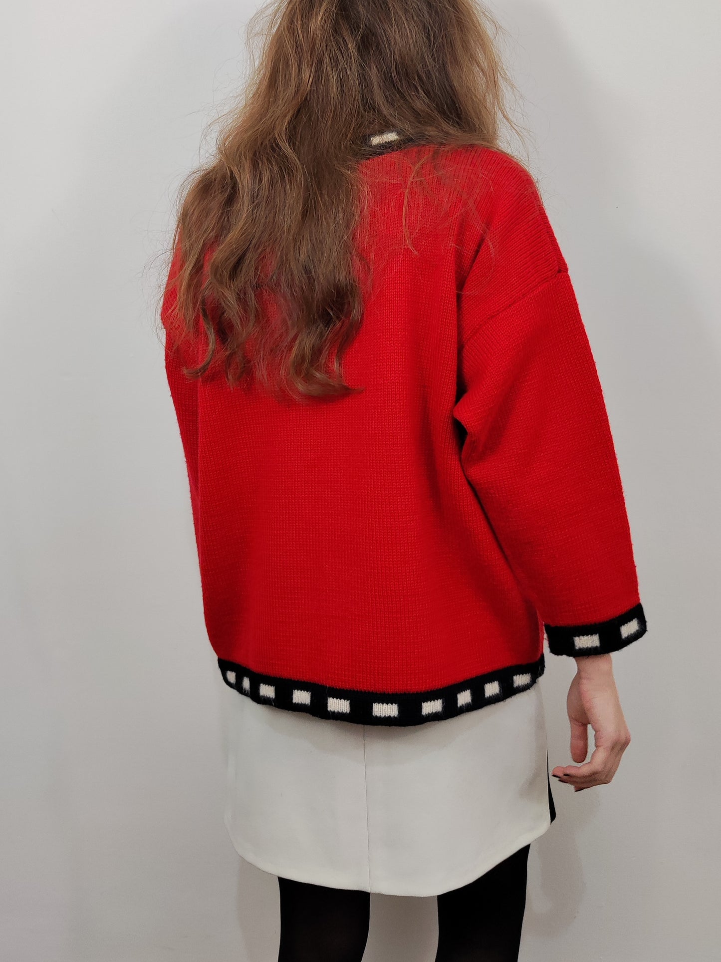 Derhy '80s Dalmatian Pullover