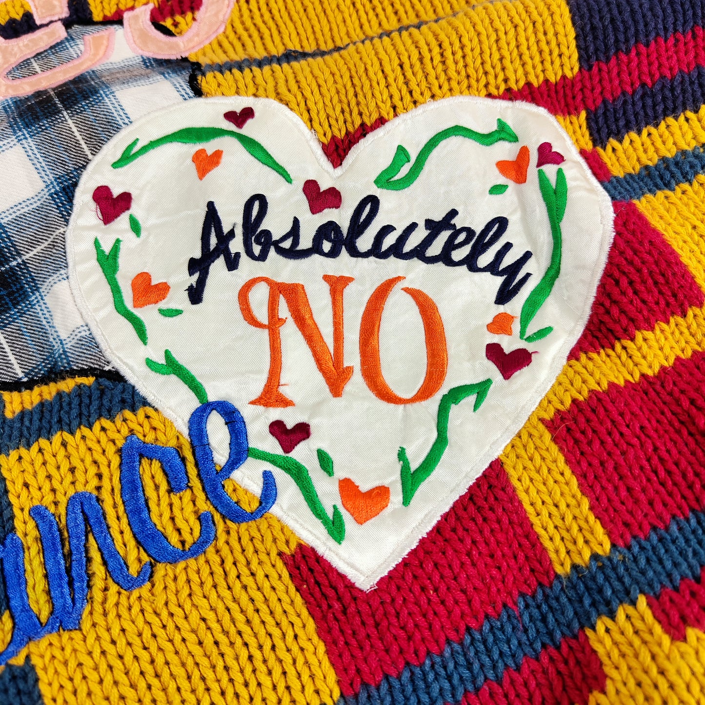 '80s 'Absolutely NO' Vintage Cardigan