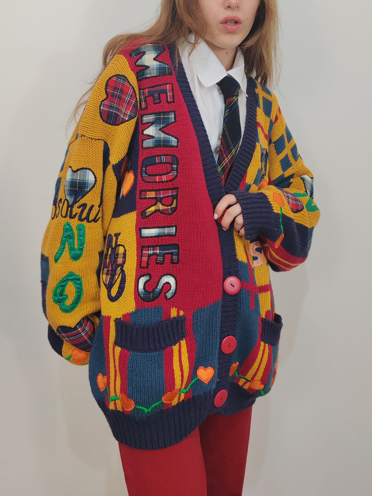 '80s 'Absolutely NO' Vintage Cardigan