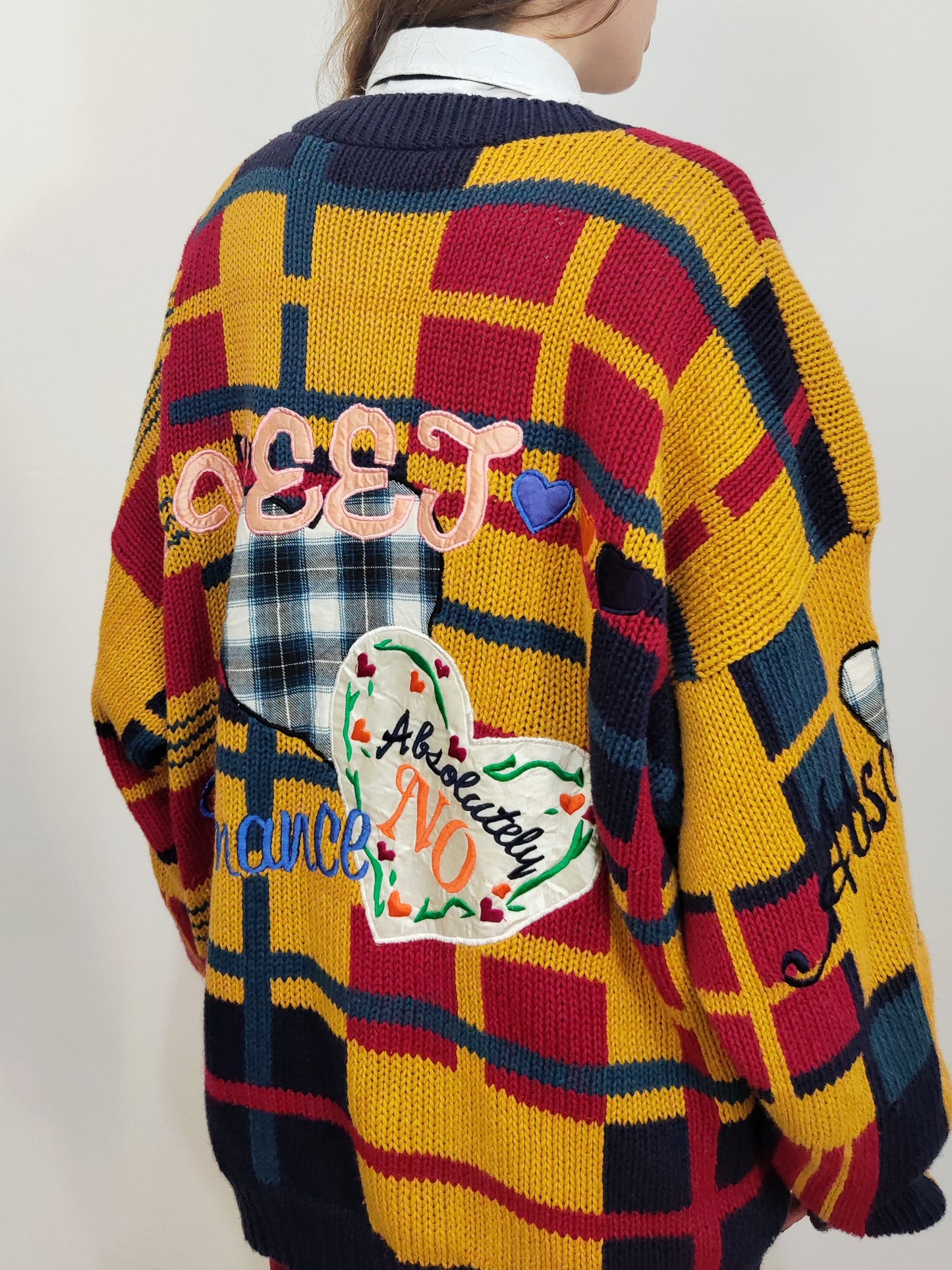 '80s 'Absolutely NO' Vintage Cardigan