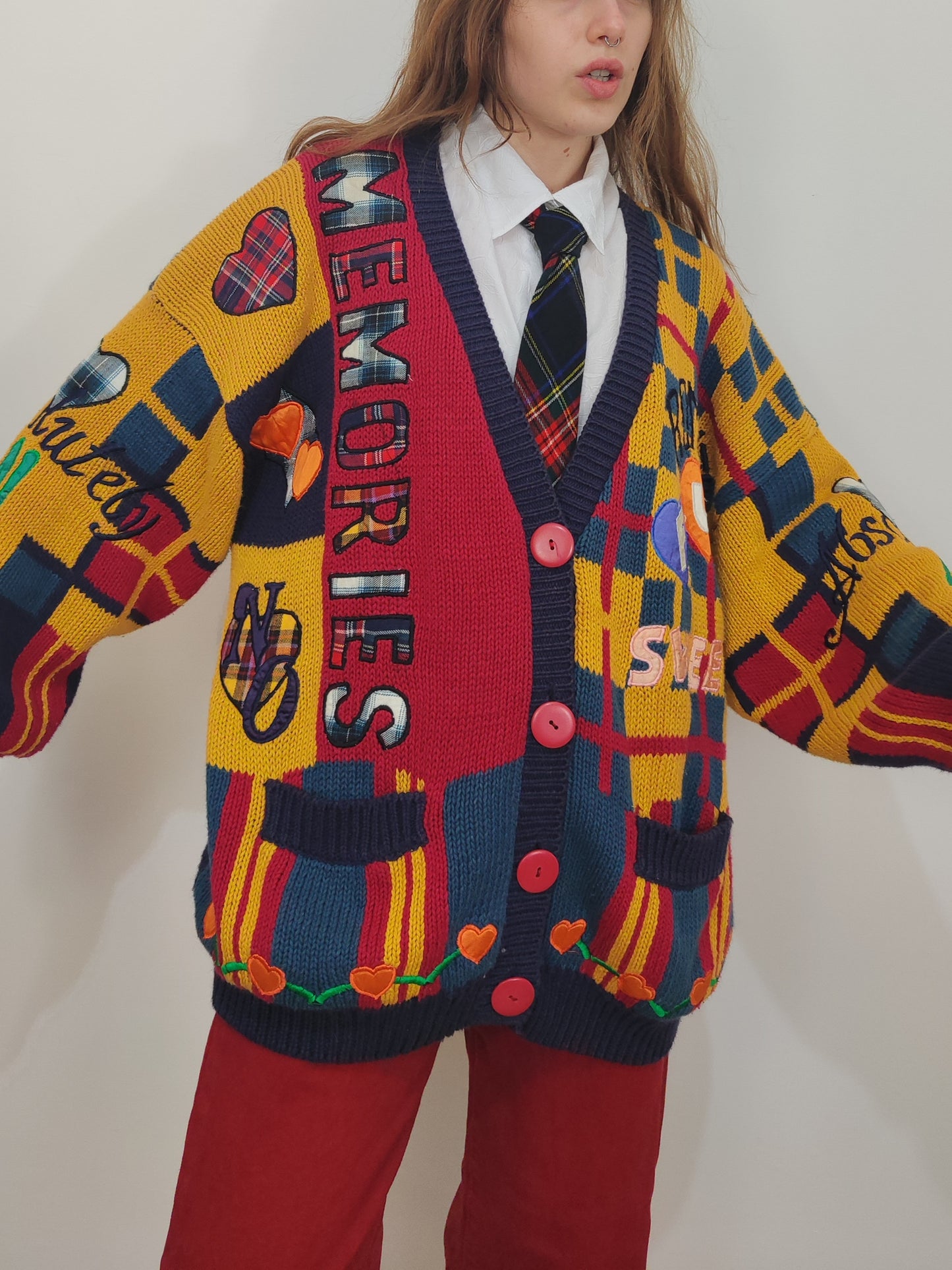 '80s 'Absolutely NO' Vintage Cardigan