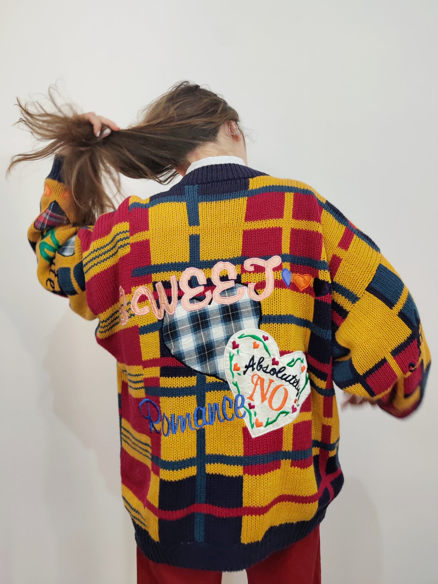 '80s 'Absolutely NO' Vintage Cardigan