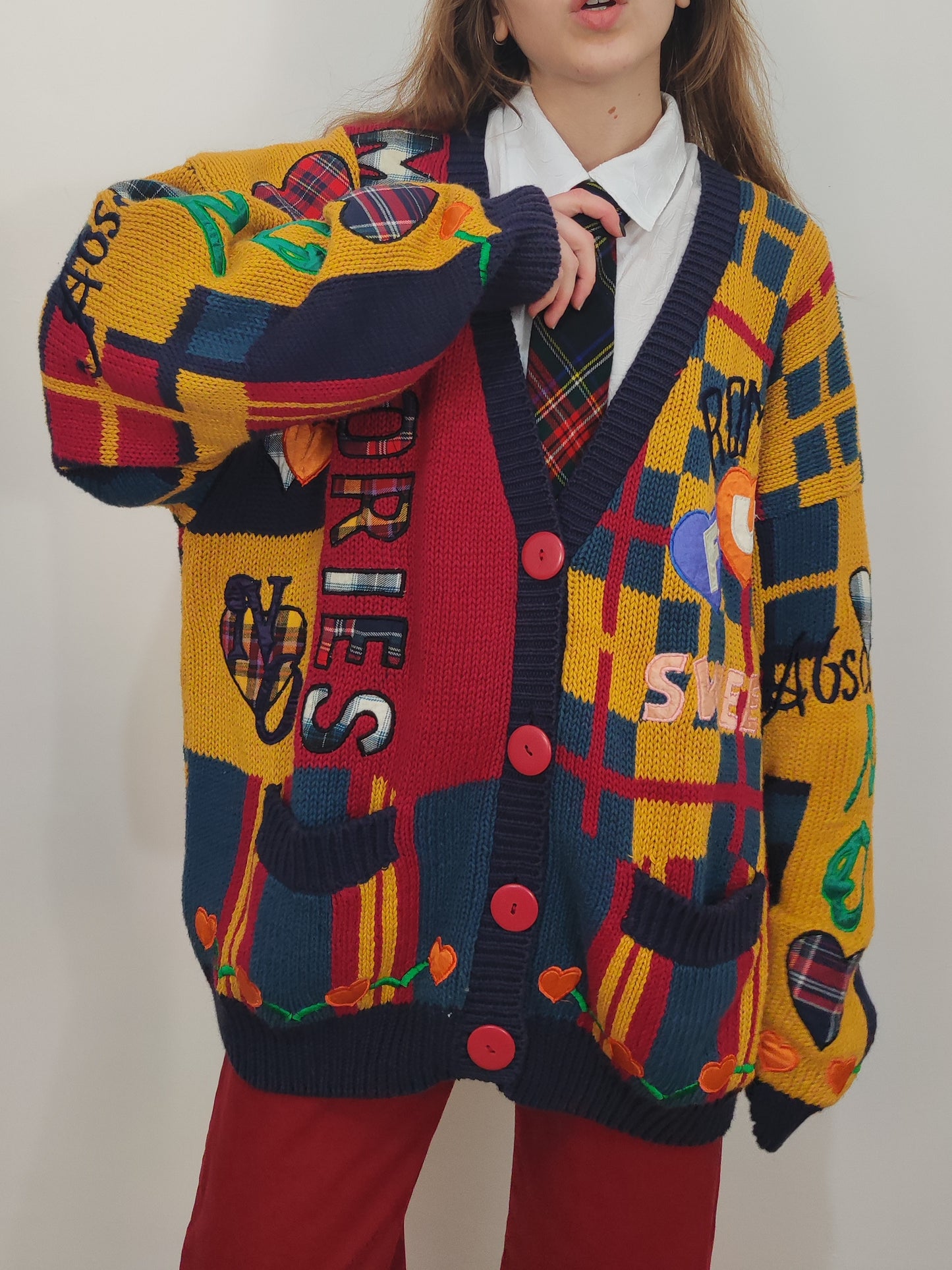 '80s 'Absolutely NO' Vintage Cardigan