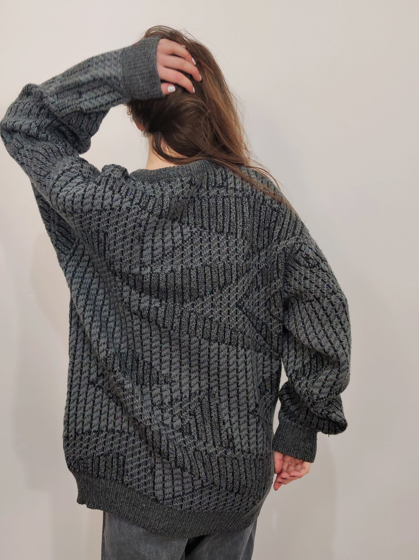 '80s Grey Pullover