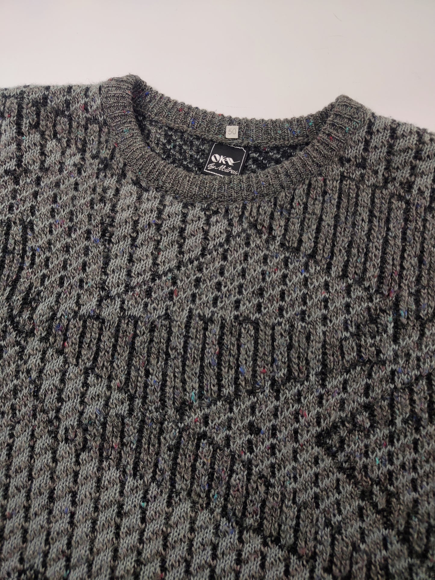 '80s Grey Pullover