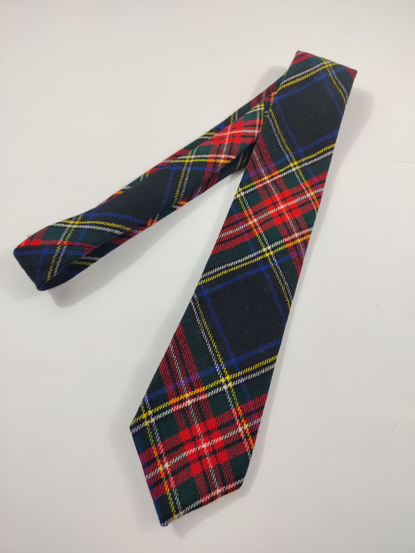 Virgin Wool Tartan Tie