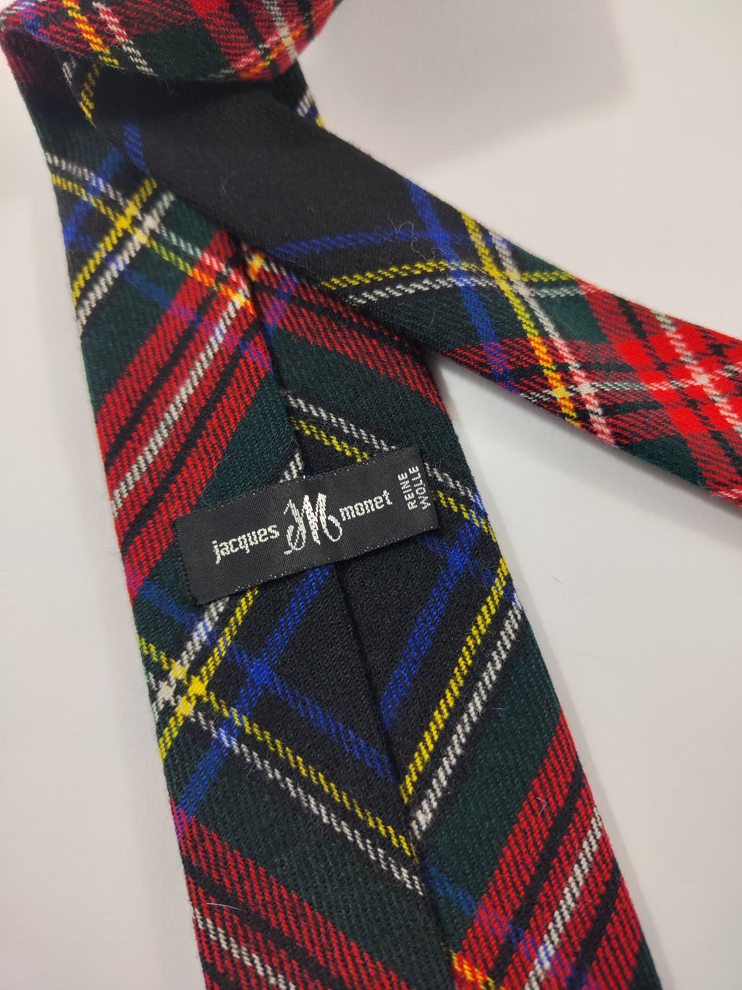 Virgin Wool Tartan Tie