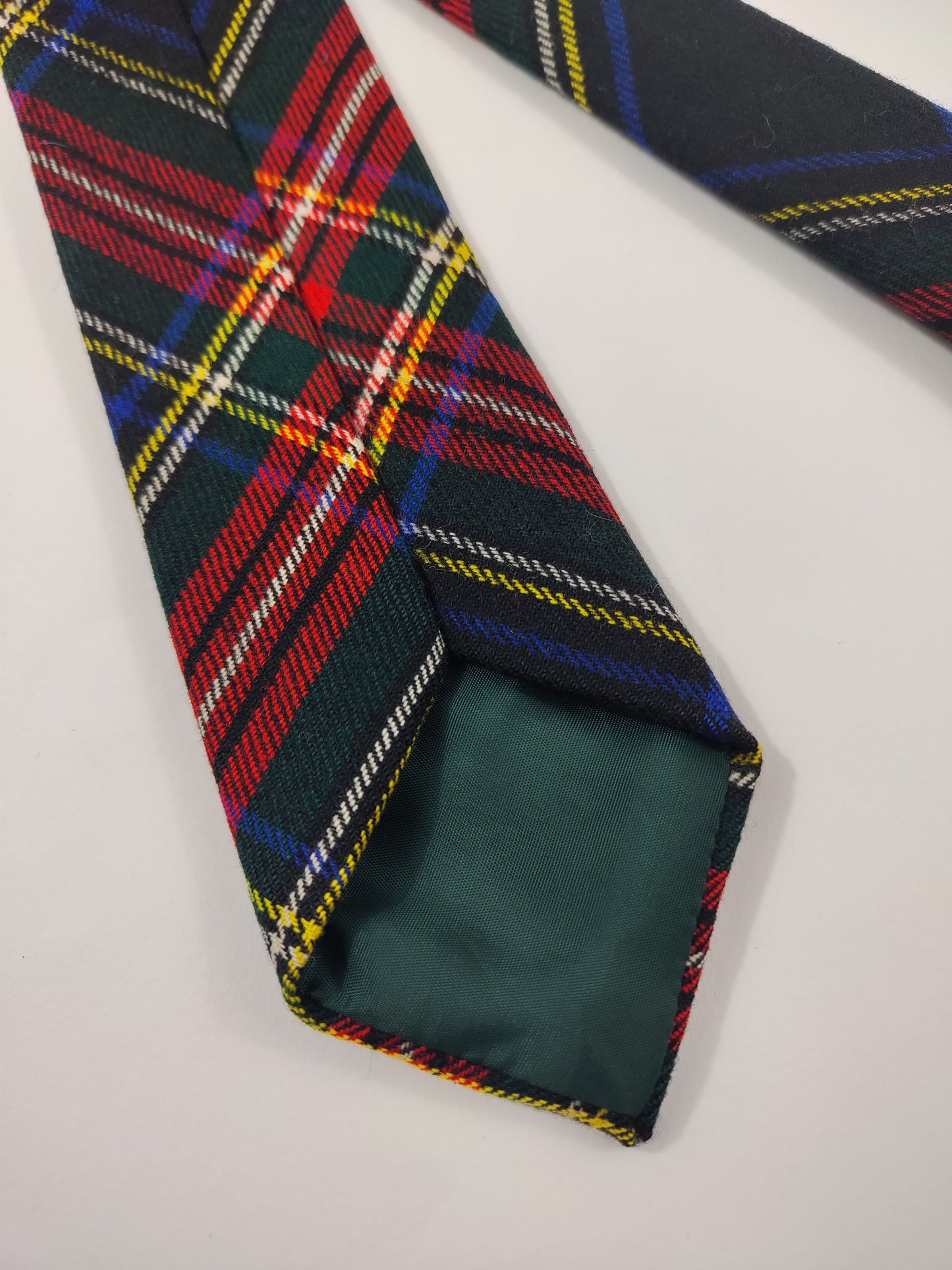 Virgin Wool Tartan Tie