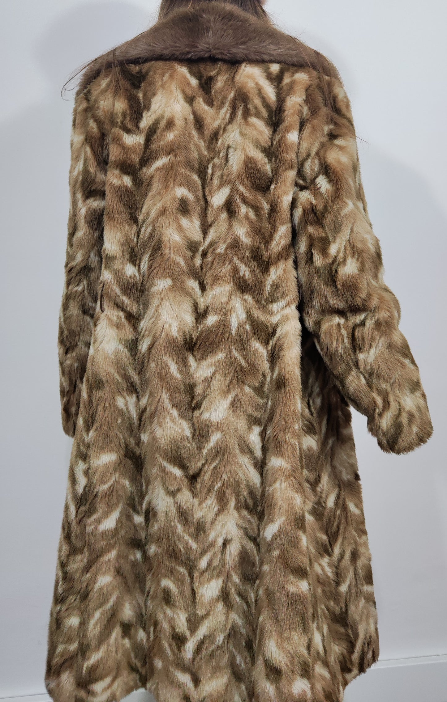 Vintage Eco Fur Coat