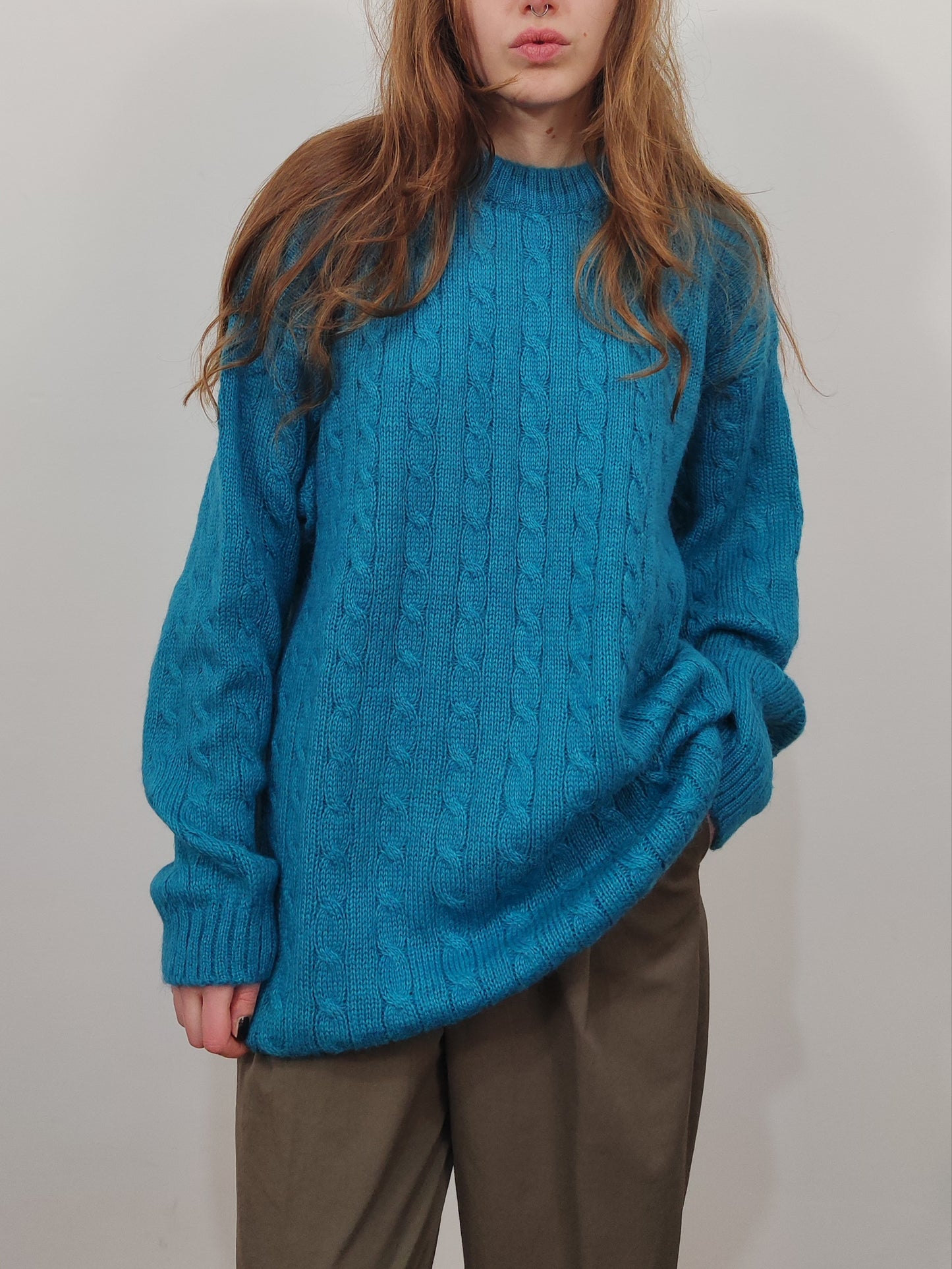 Cable Knit Vintage Pullover