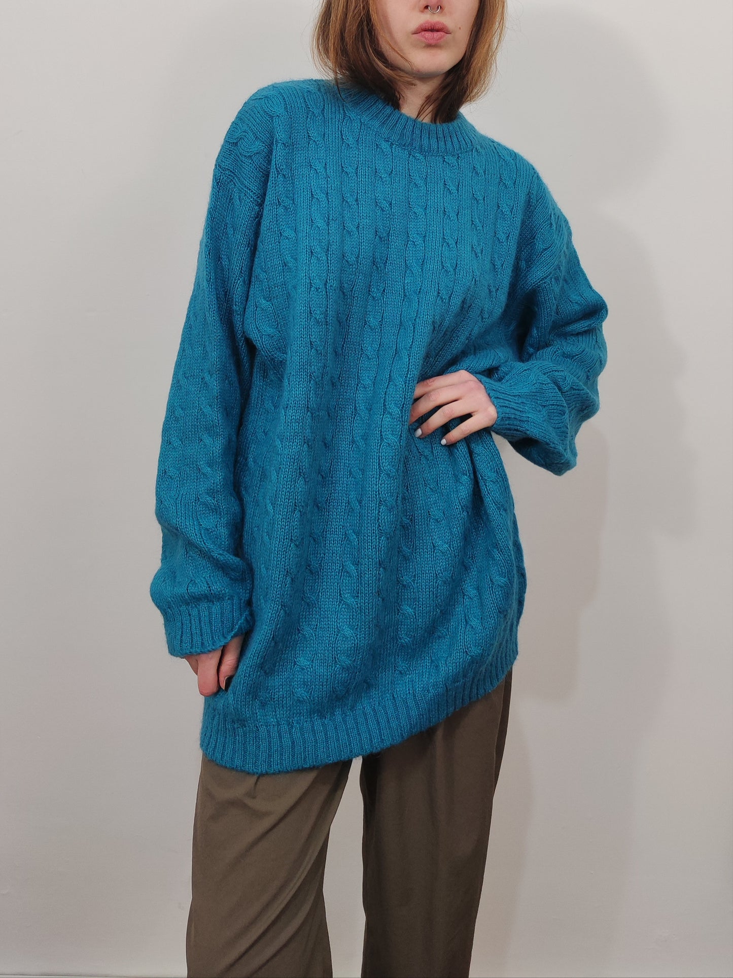 Cable Knit Vintage Pullover