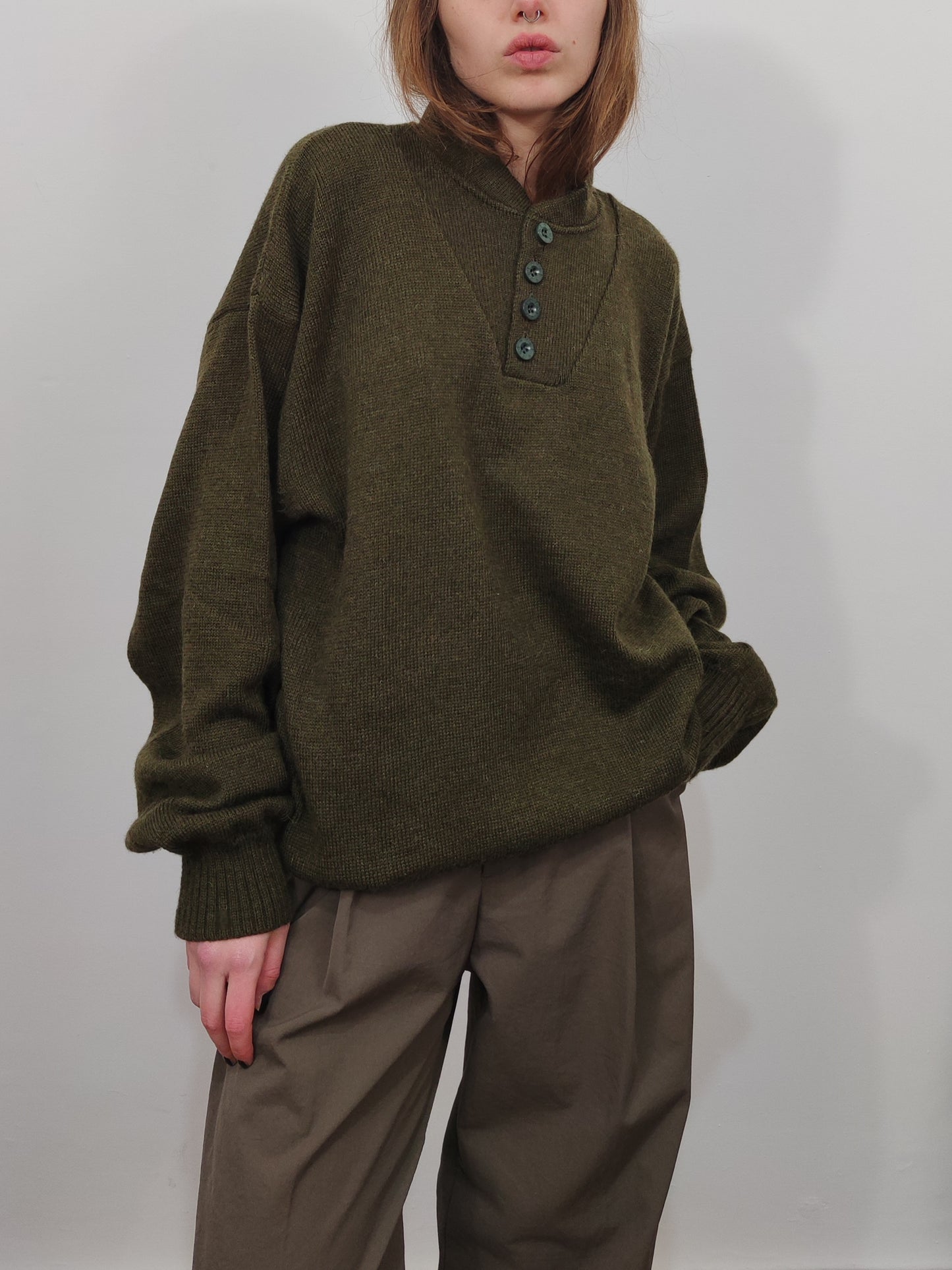 '90s Vintage Military Pull