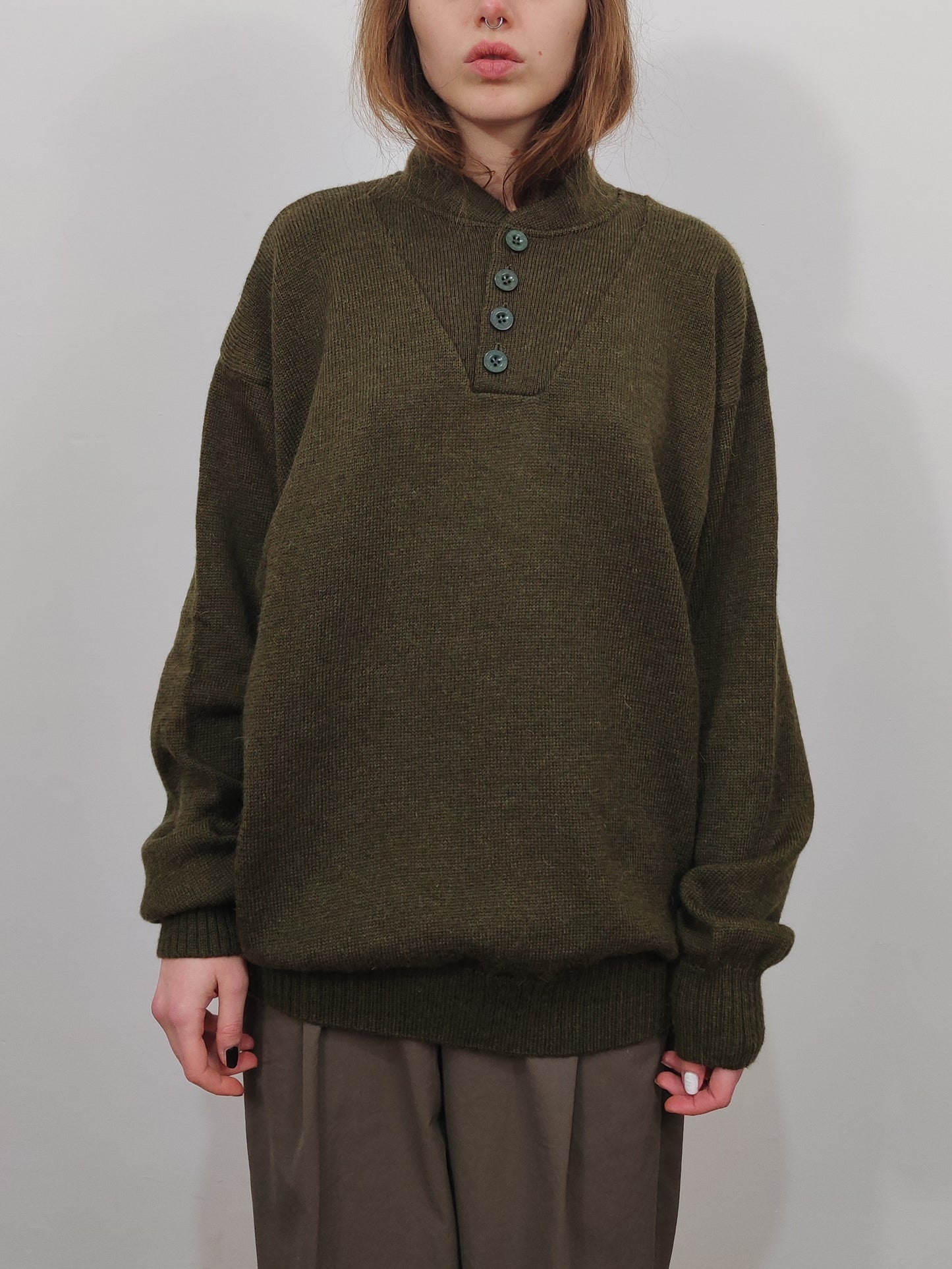 '90s Vintage Military Pull