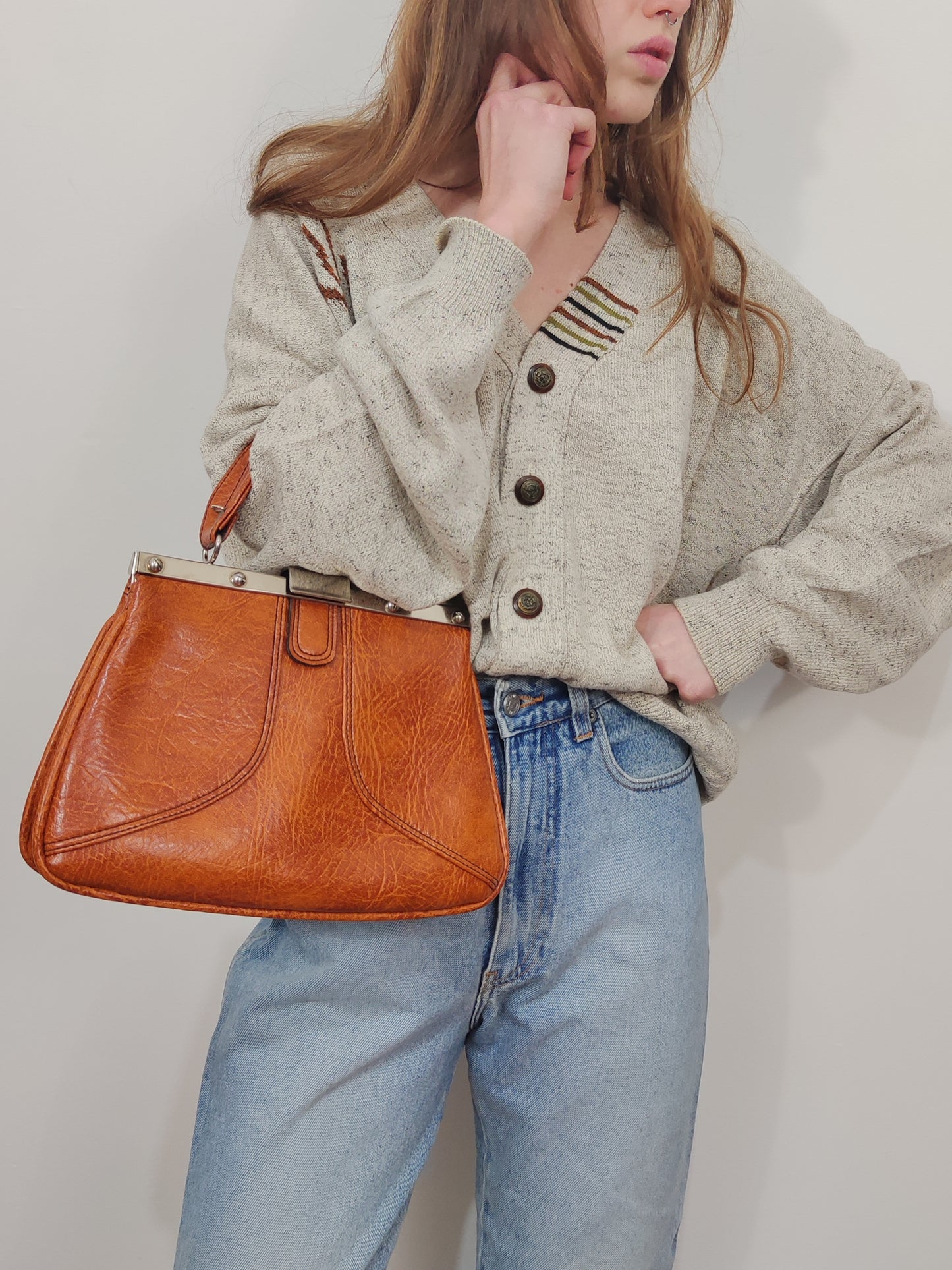 '80s Leather Bag