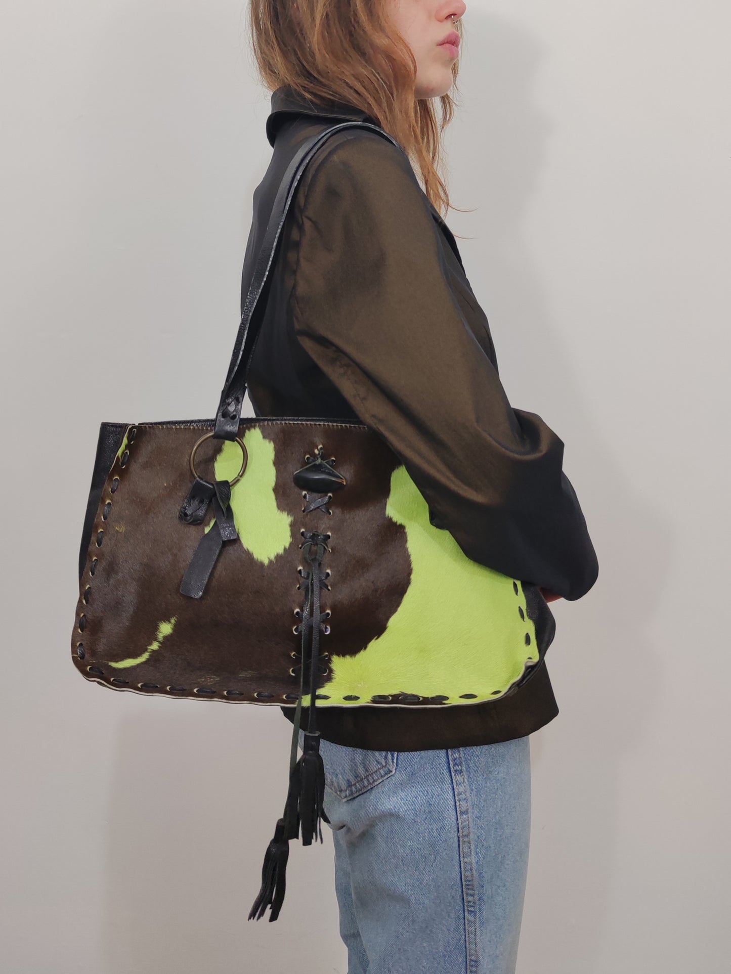 Green Calf Bag