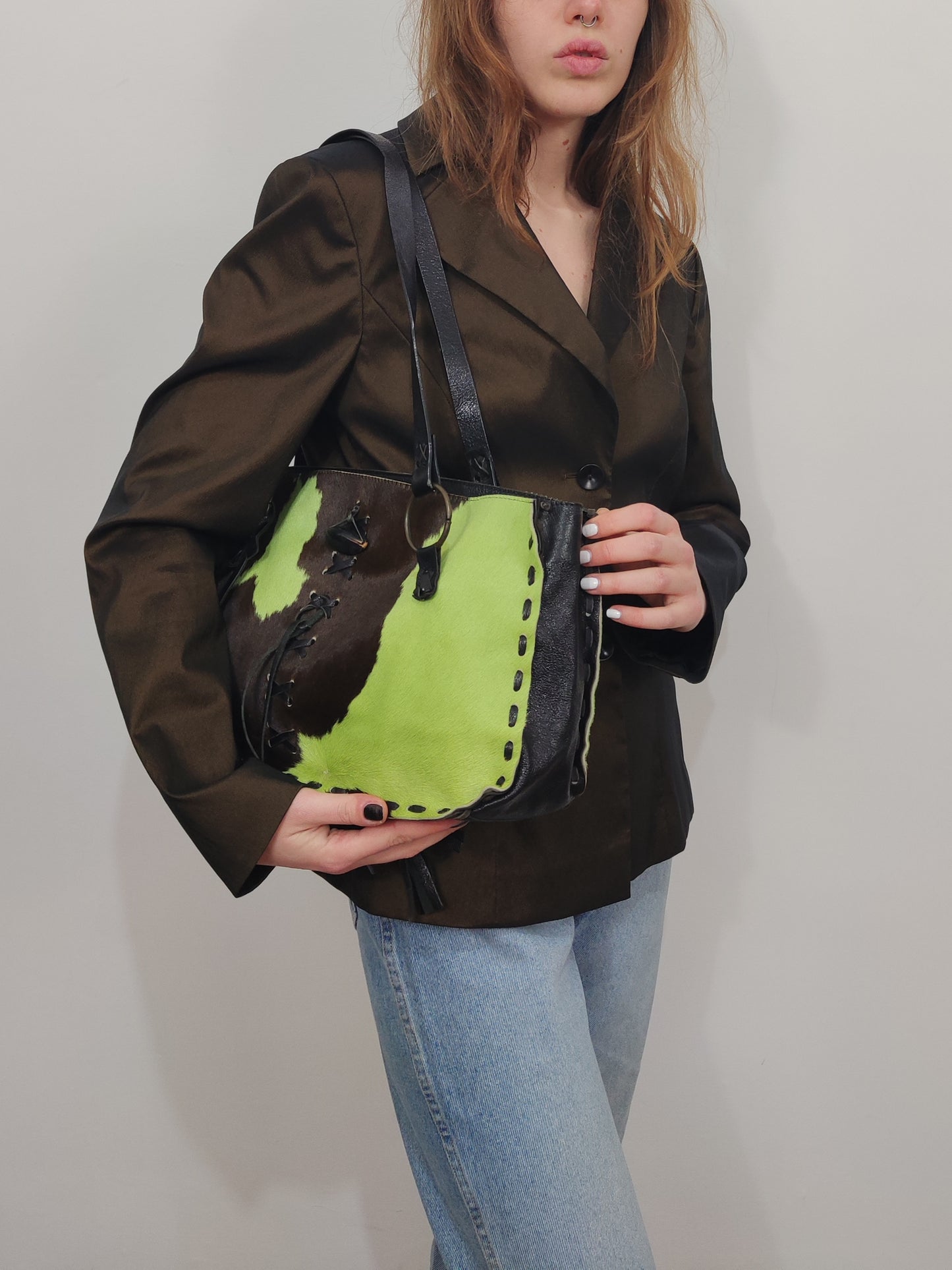 Green Calf Bag