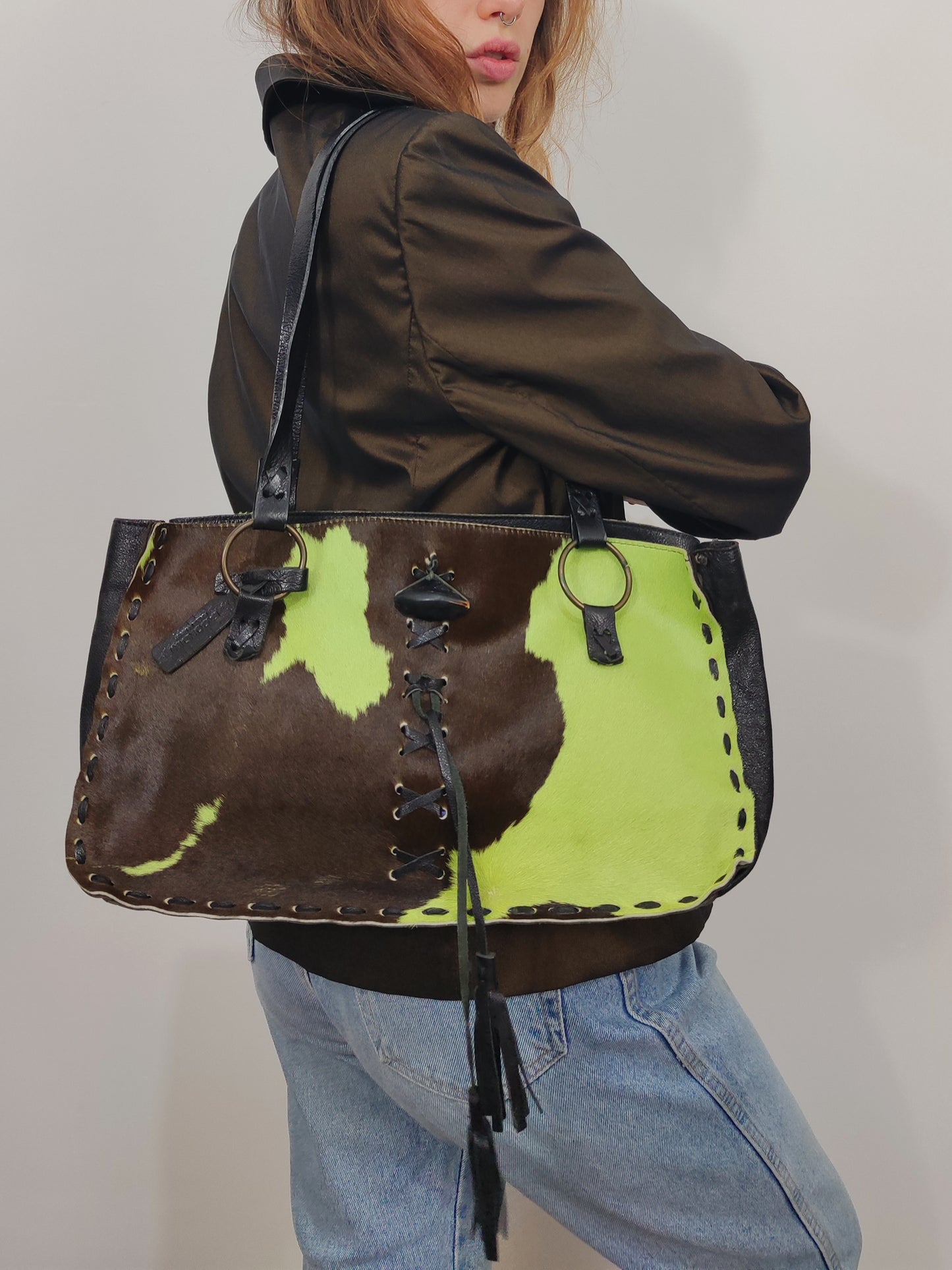 Green Calf Bag