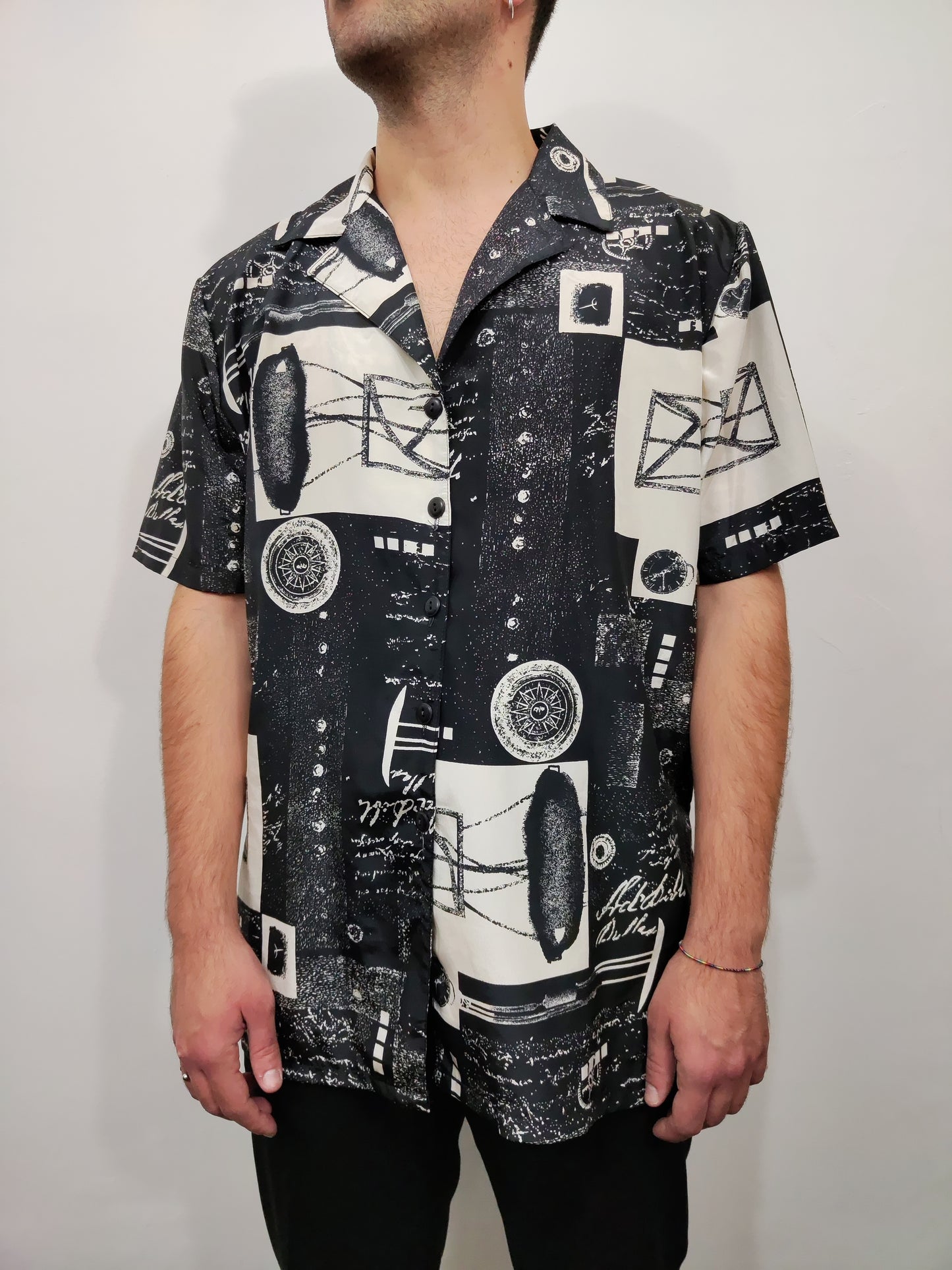 Vintage Black and White Shirt