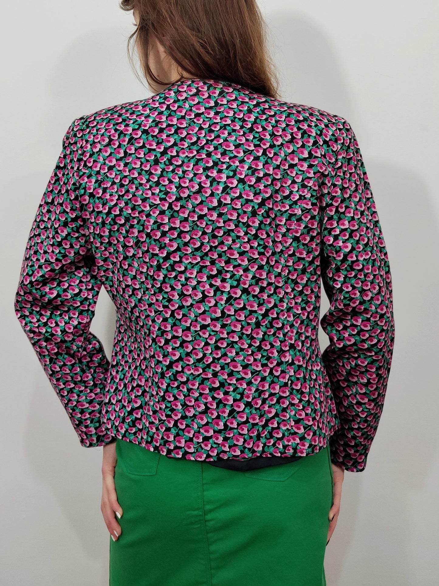 '80s Floral Blazer