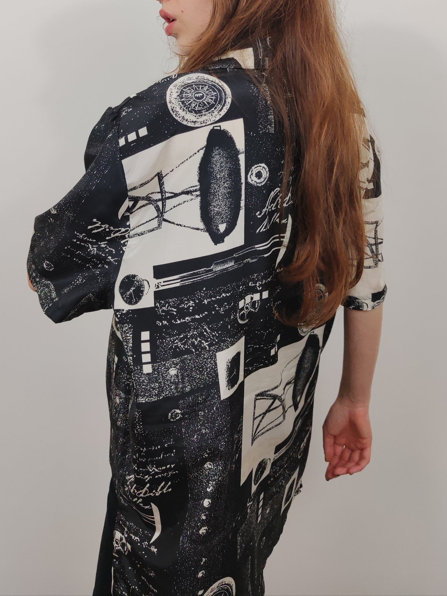 Vintage Black and White Shirt