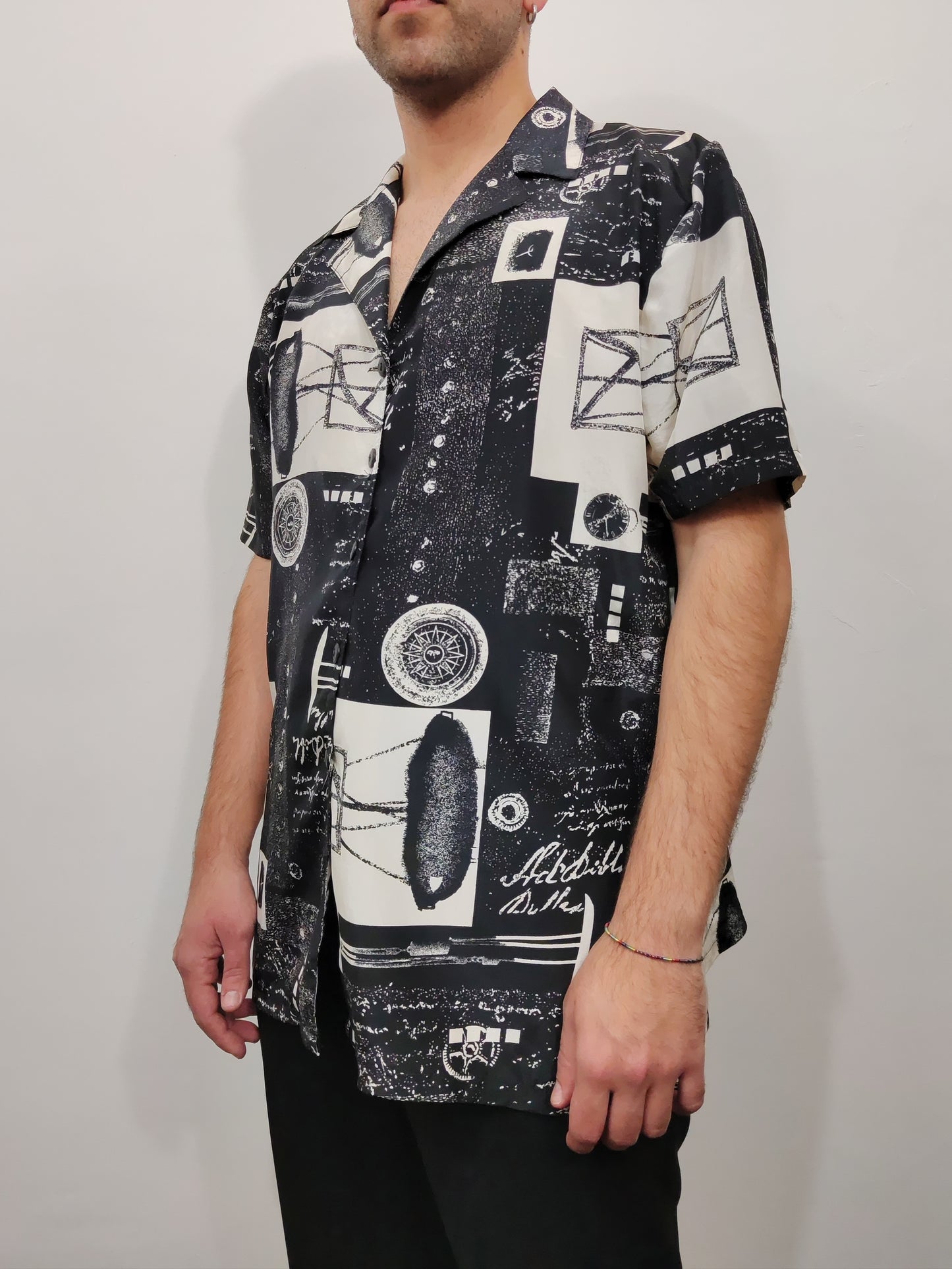 Vintage Black and White Shirt