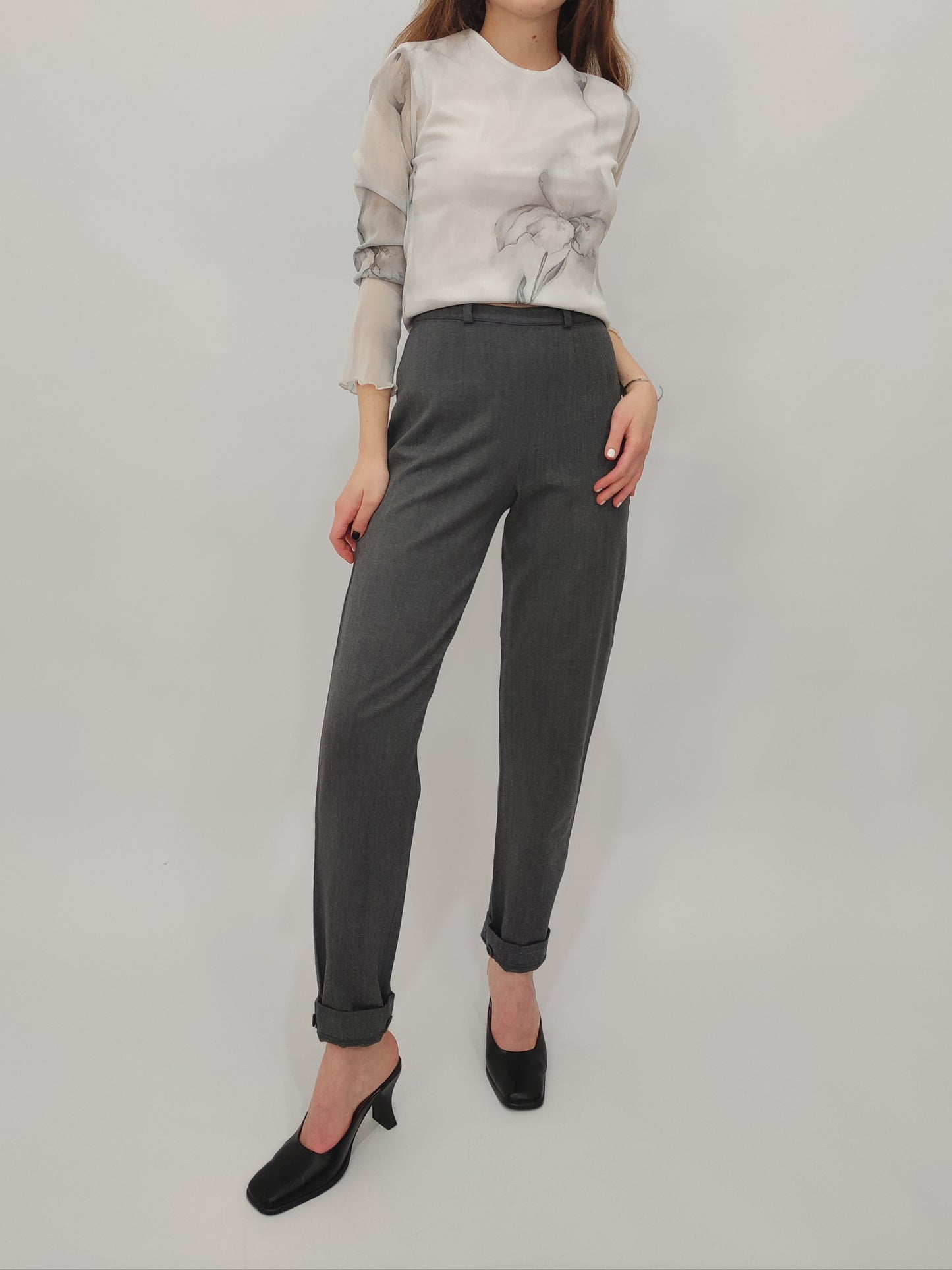 Max Mara Gray Trousers