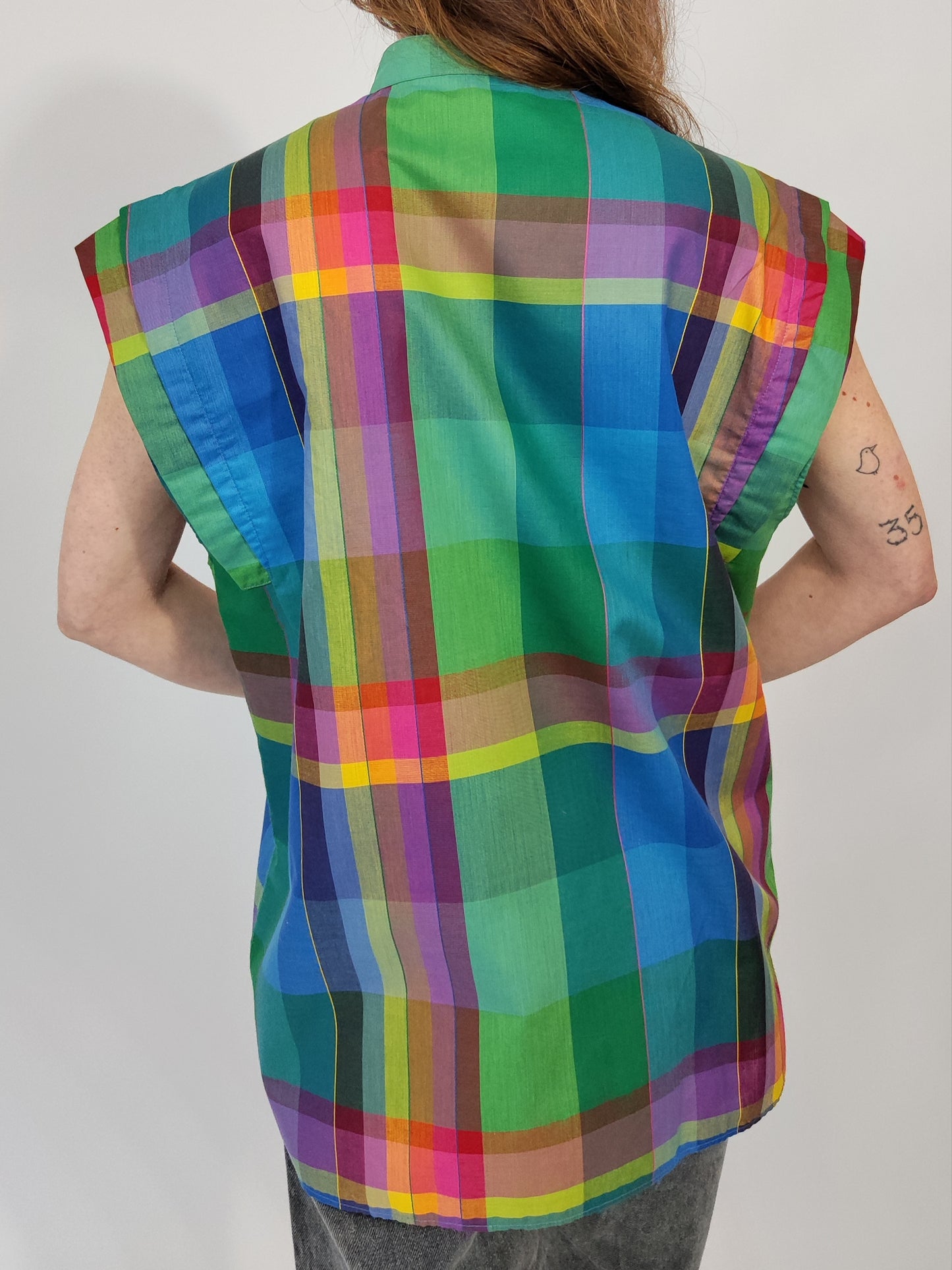 Emmanuel Schvili Early '80s Checkered Shirt